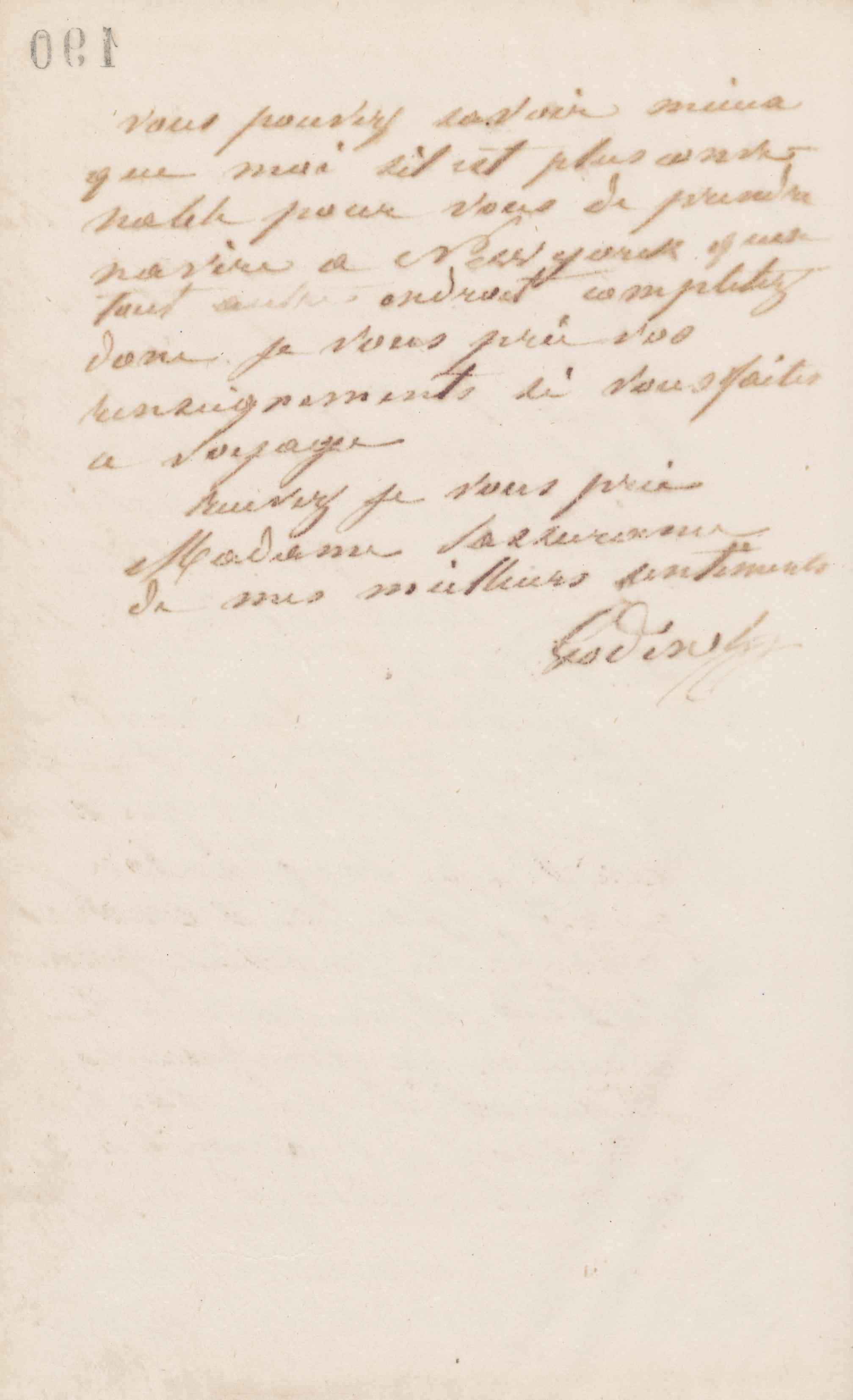 Jean-Baptiste André Godin à Harriet Burton, 10 juillet 1872
