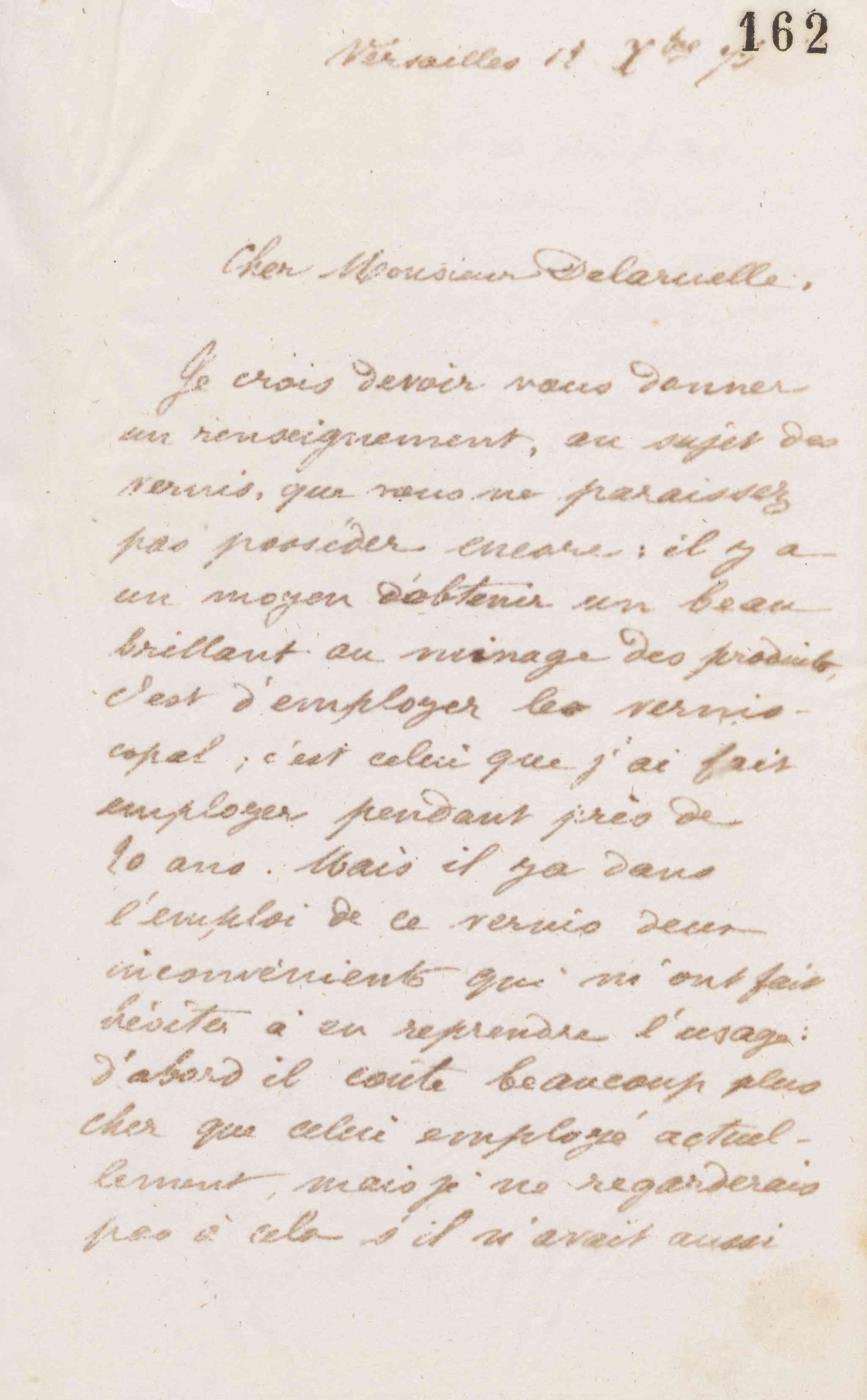 Jean-Baptiste André Godin à monsieur Delaruelle, 12 décembre 1873