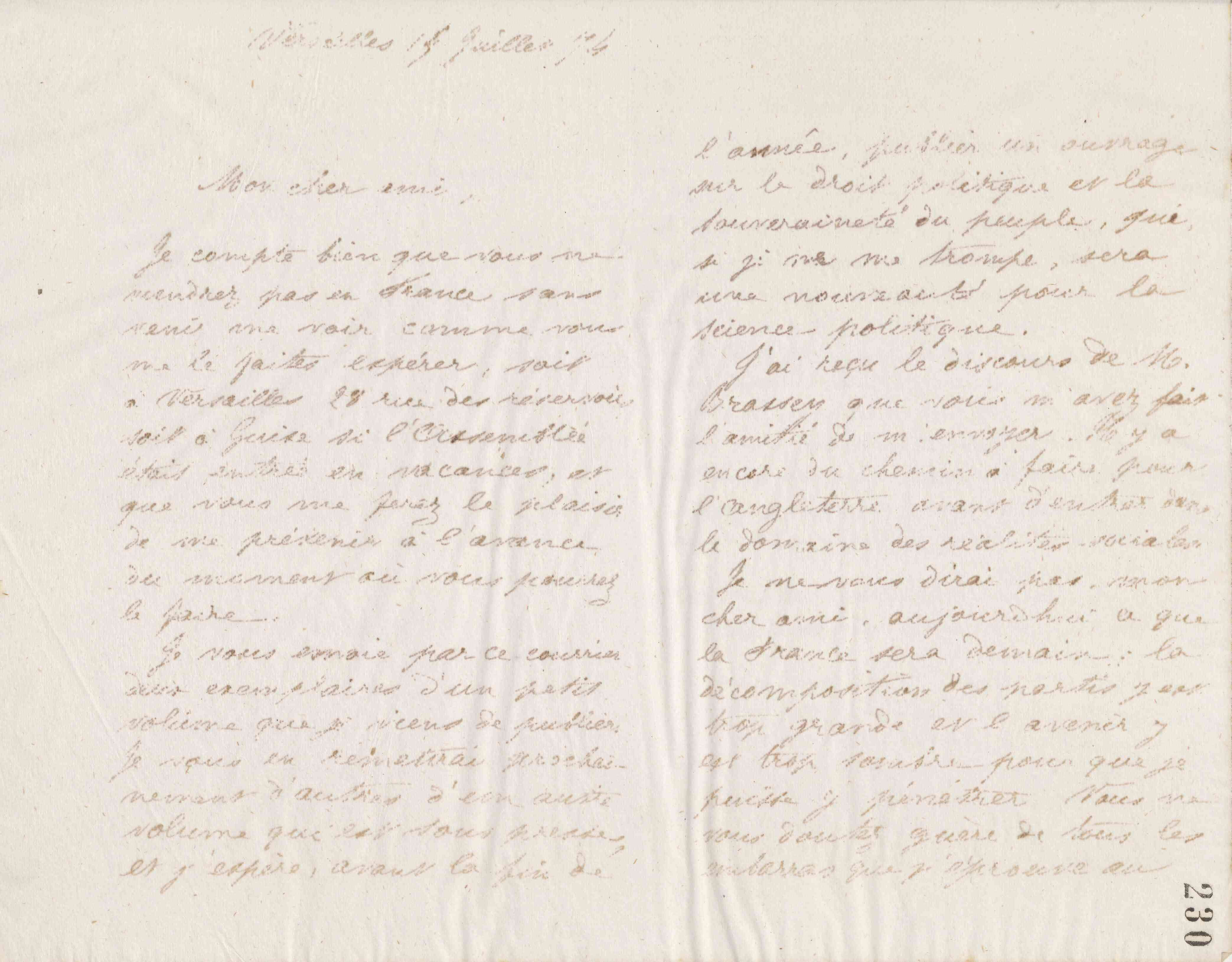 Jean-Baptiste André Godin à Tito Pagliardini, 15 juillet 1874