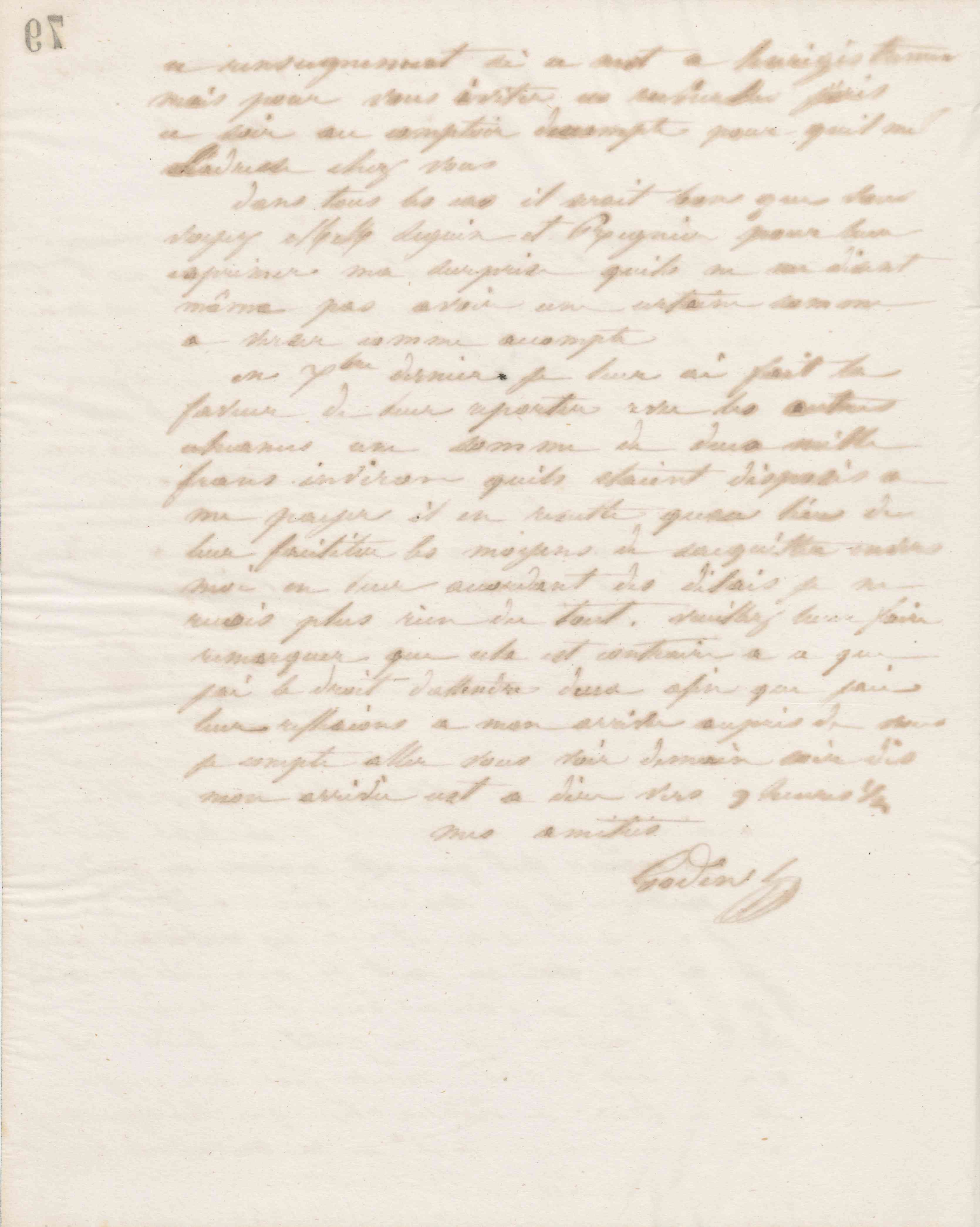 Jean-Baptiste André Godin à François Cantagrel, 5 février 1864 Jean-Baptiste André Godin à François Cantagrel, 5 février 1864