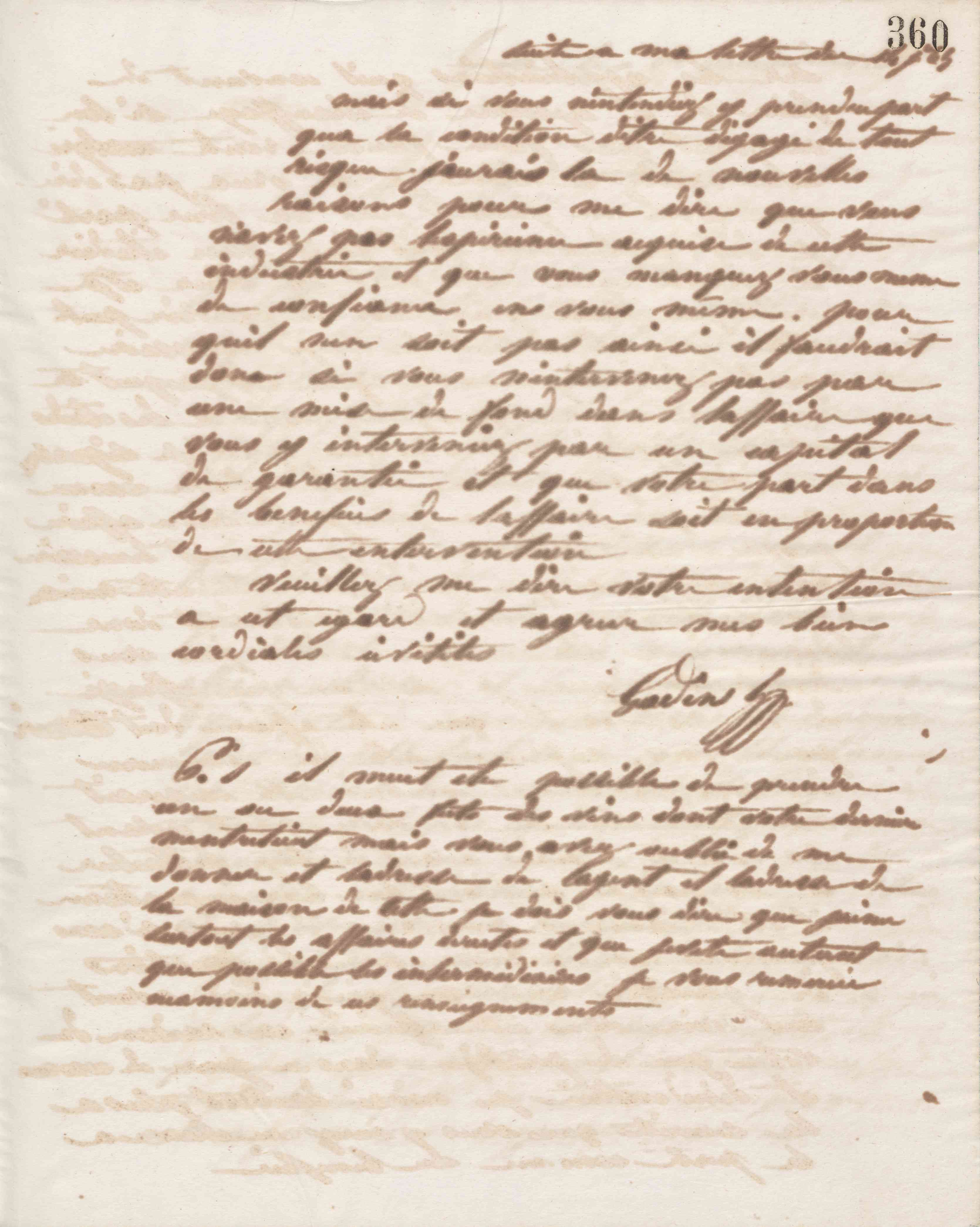 Jean-Baptiste André Godin à monsieur Joudrain, 14 janvier 1865 Jean-Baptiste André Godin à monsieur Joudrain, 14 janvier 1865
