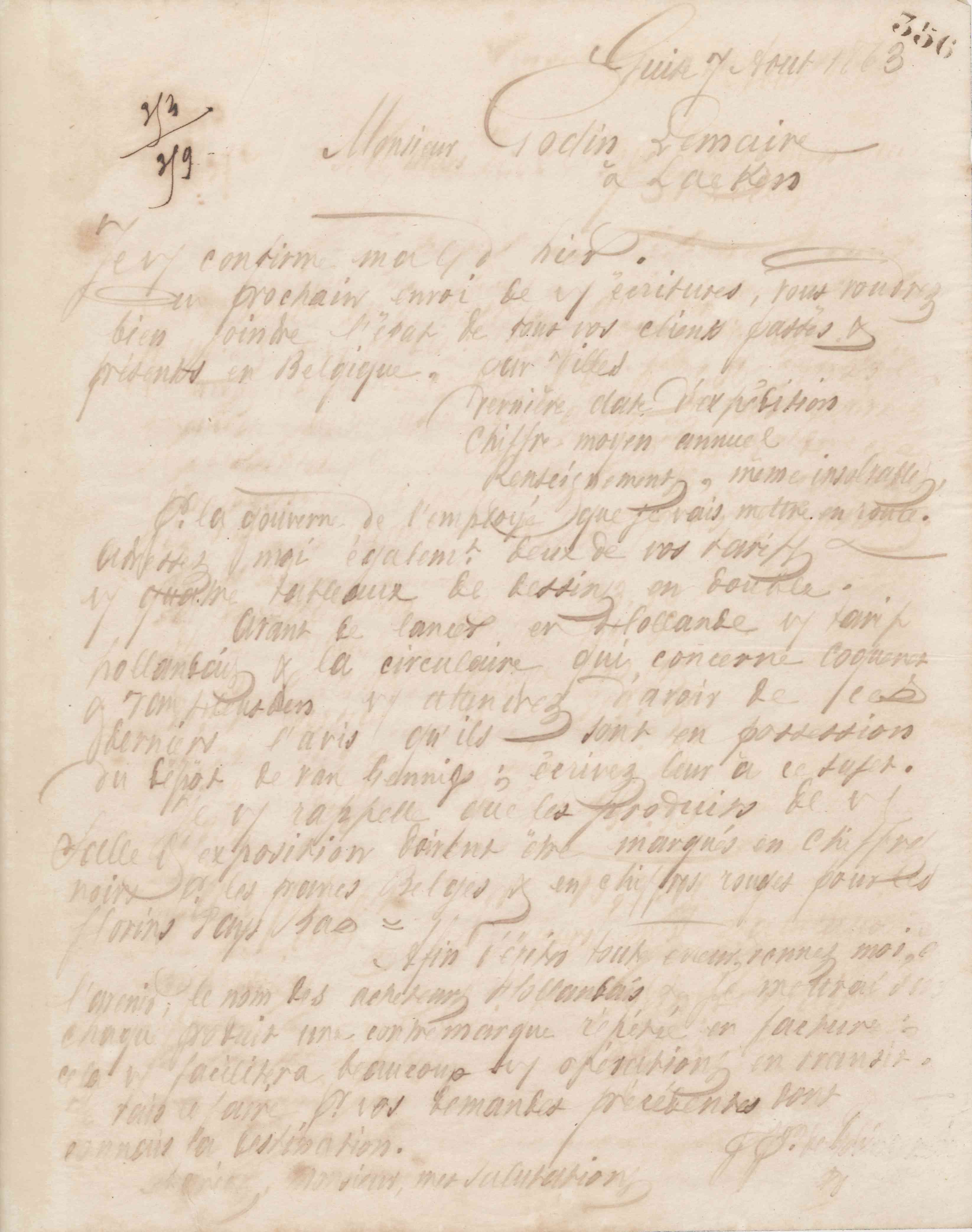 Jean-Baptiste André Godin aux Fonderies et manufactures Godin-Lemaire, 7 août 1863