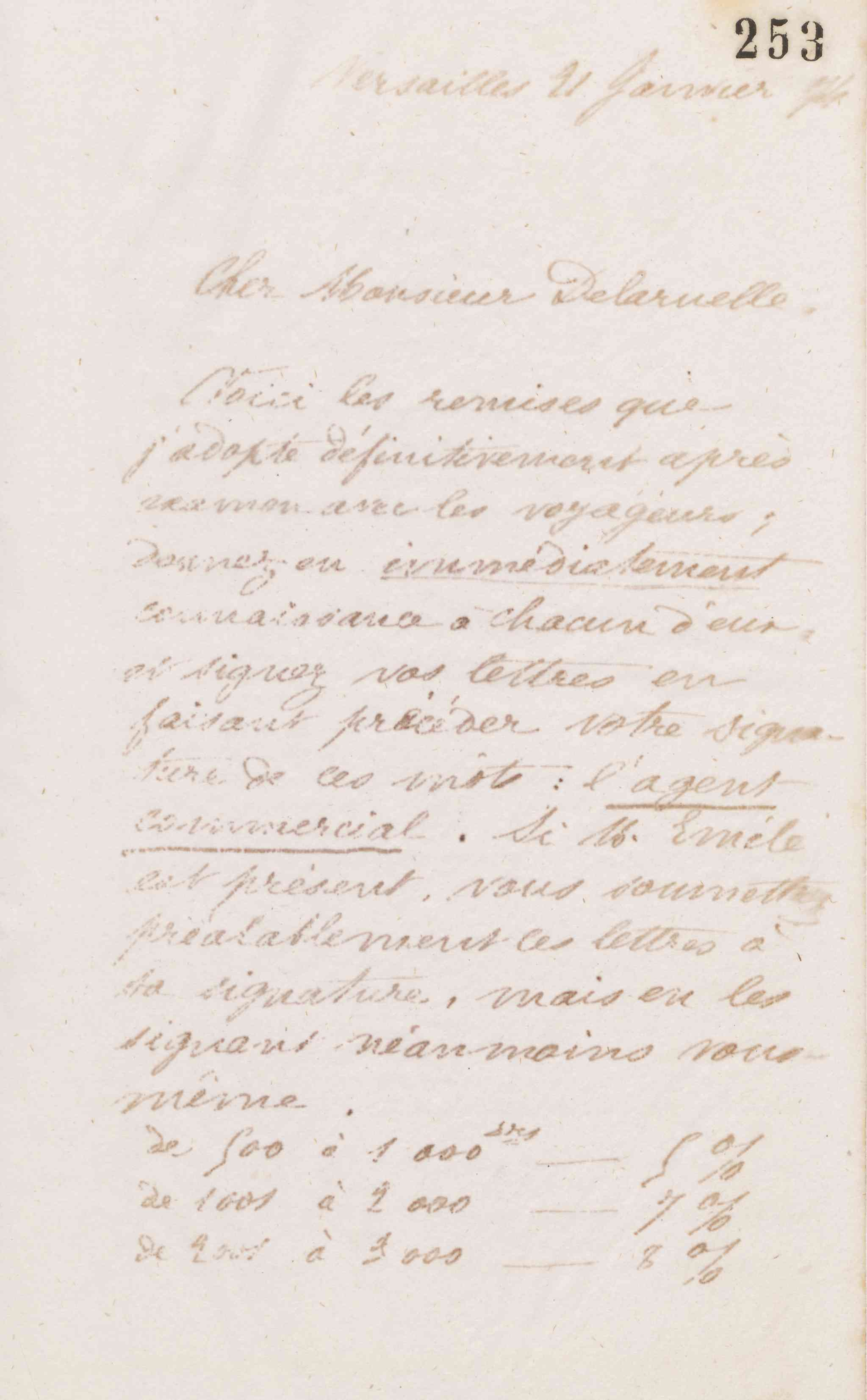 Jean-Baptiste André Godin à monsieur Delaruelle, 21 janvier 1874 Jean-Baptiste André Godin à monsieur Delaruelle, 21 janvier 1874