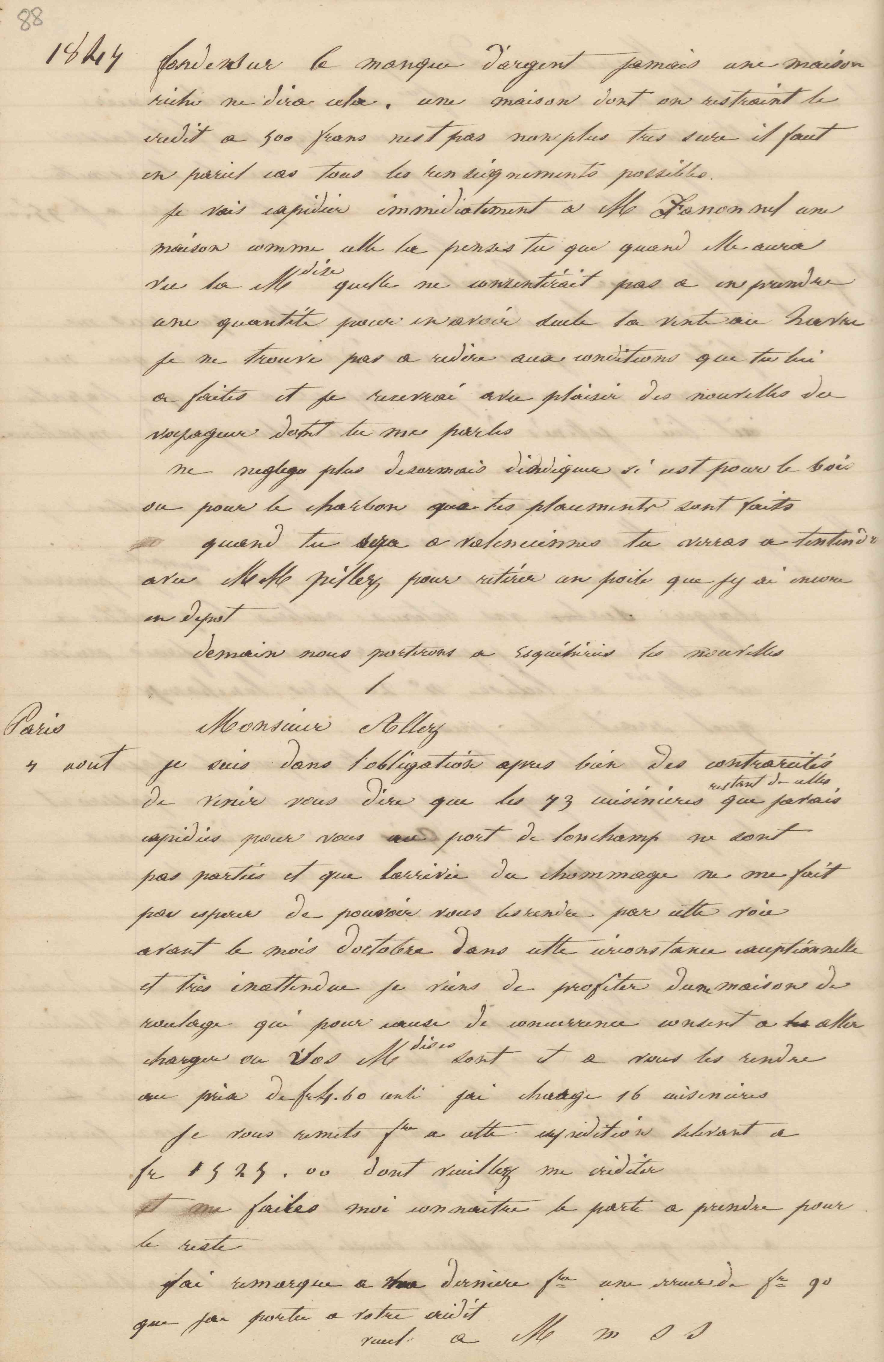 Jean-Baptiste André Godin à la maison Allez, 7 août 1847 Jean-Baptiste André Godin à la maison Allez, 7 août 1847