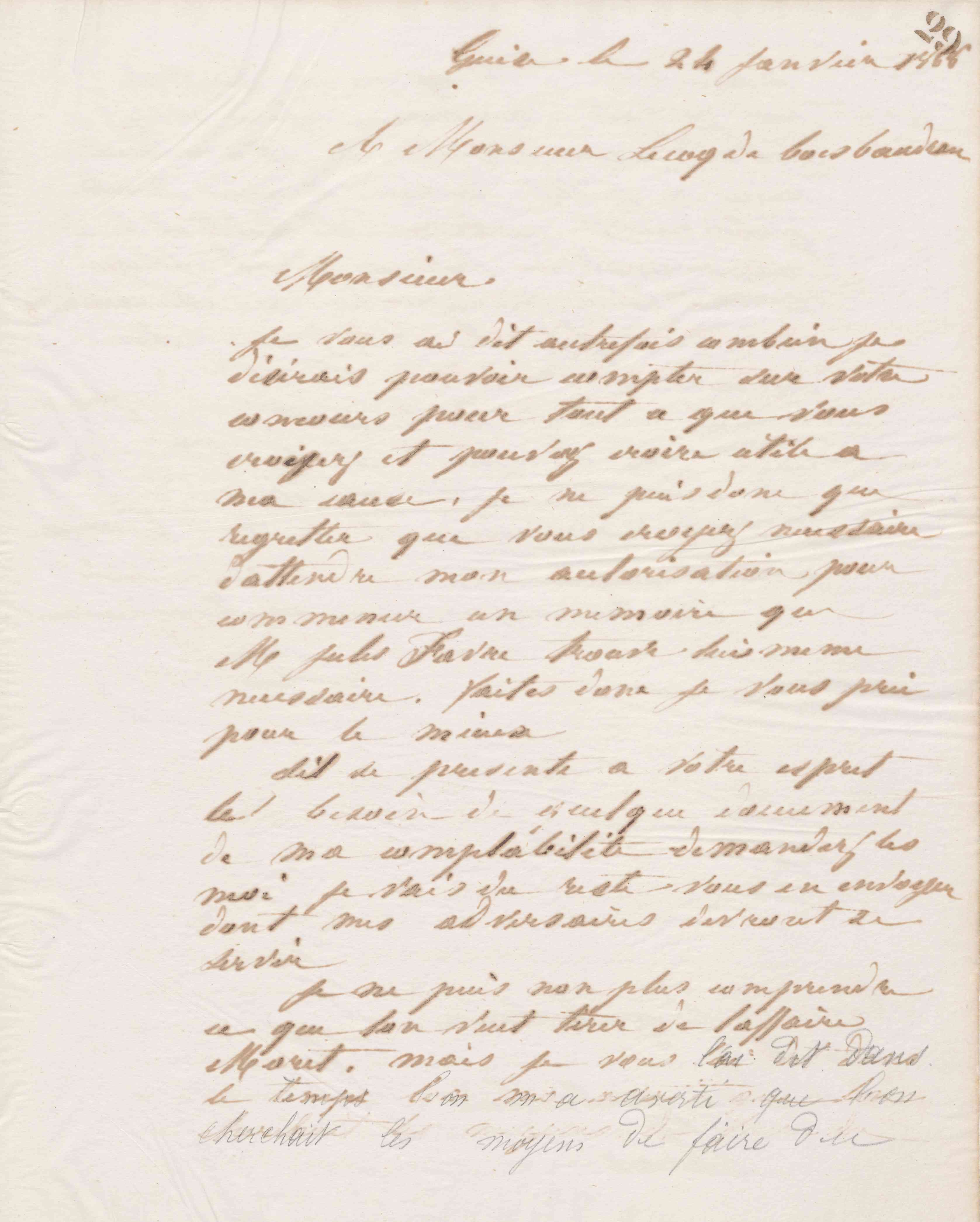 Jean-Baptiste André Godin à André Lecoq de Boisbaudran, 24 janvier 1868 Jean-Baptiste André Godin à André Lecoq de Boisbaudran, 24 janvier 1868