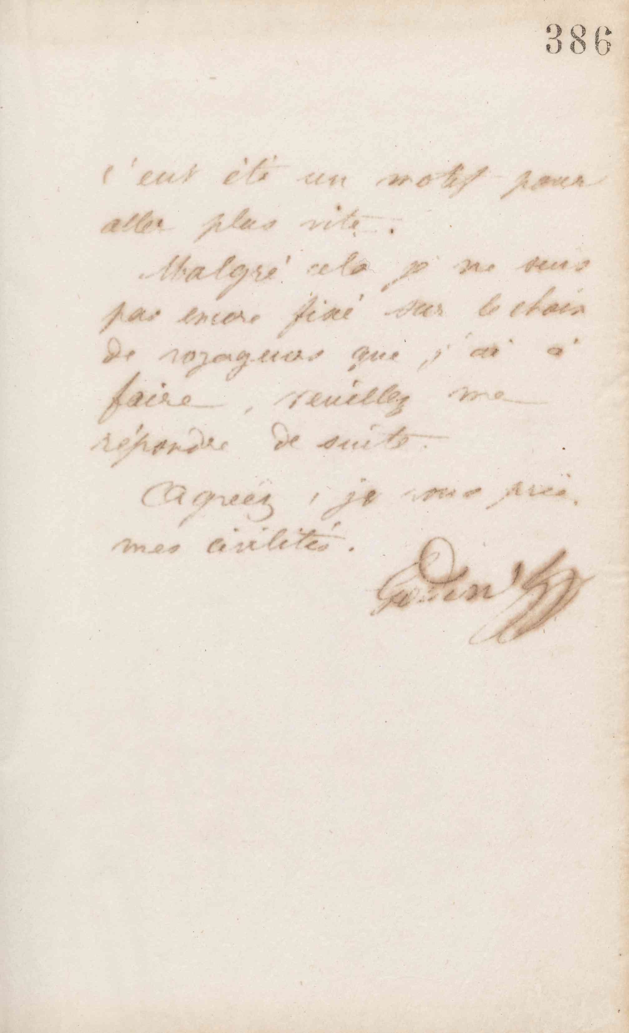Jean-Baptiste André Godin à monsieur Ch. Galmard, 10 décembre 1872