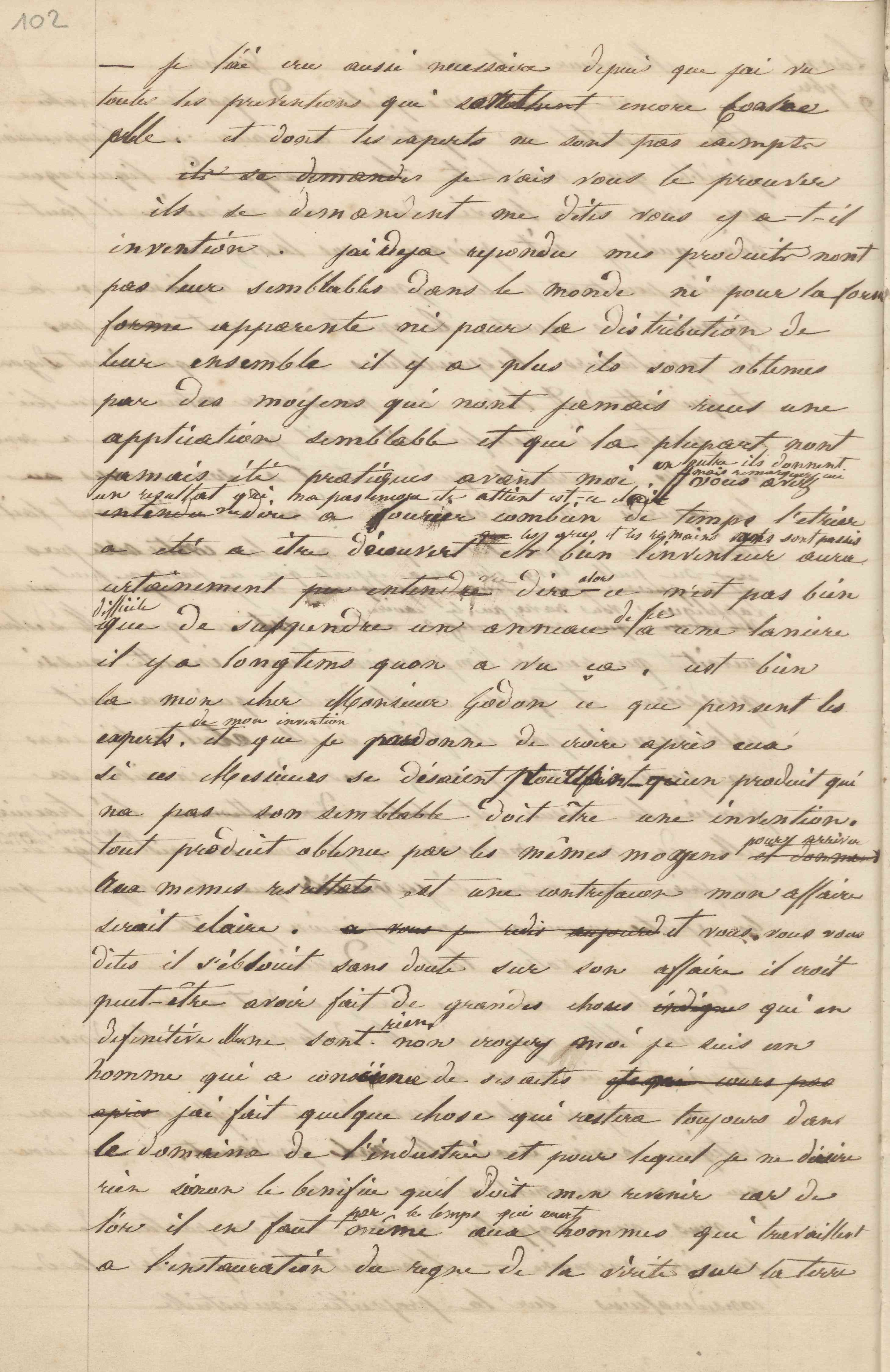Jean-Baptiste André Godin à Jules-Charles Godon, 9 septembre 1847