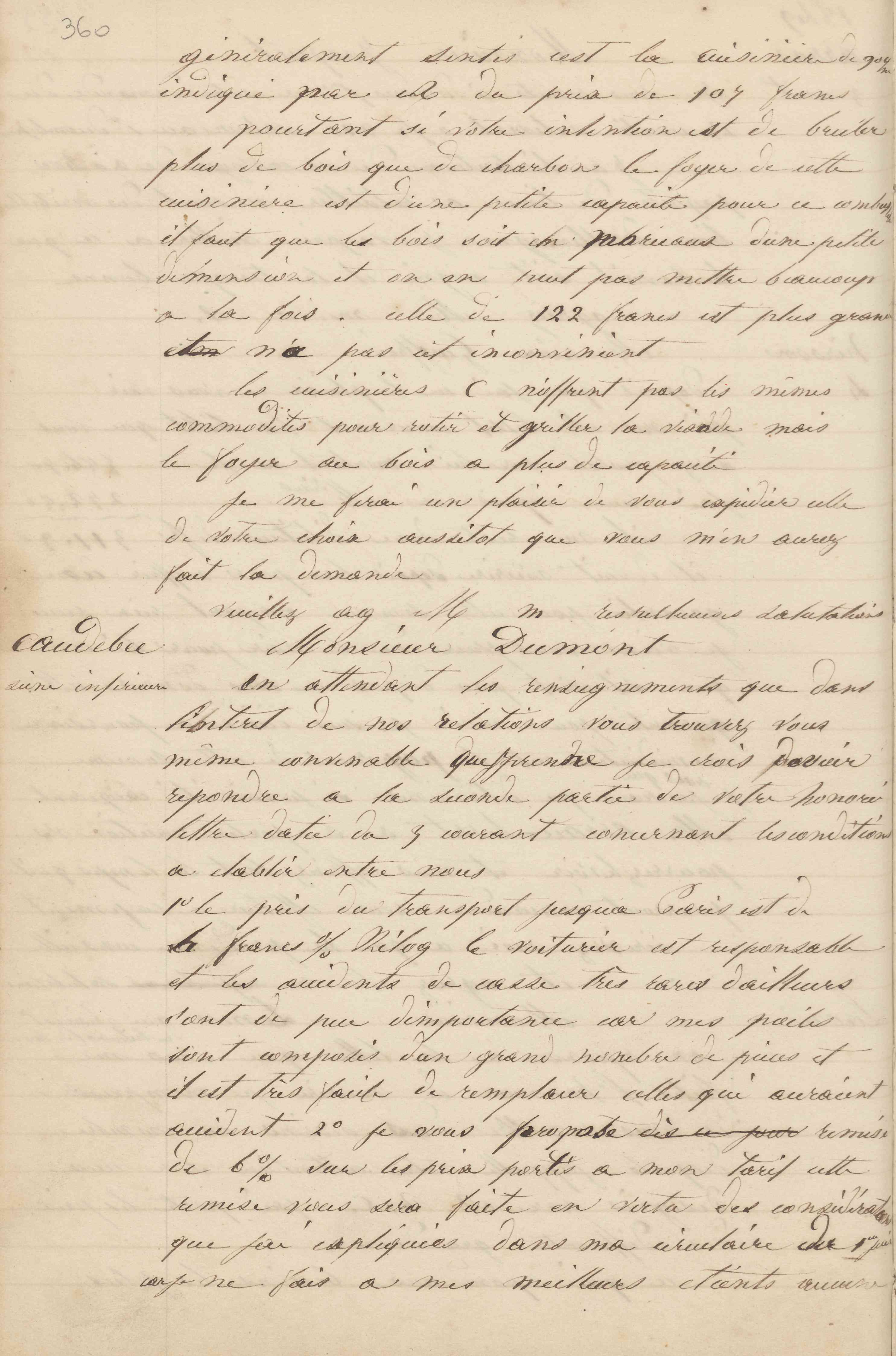 Jean-Baptiste André Godin à monsieur Lemor, vers le 4 août 1849 Jean-Baptiste André Godin à monsieur Lemor, vers le 4 août 1849