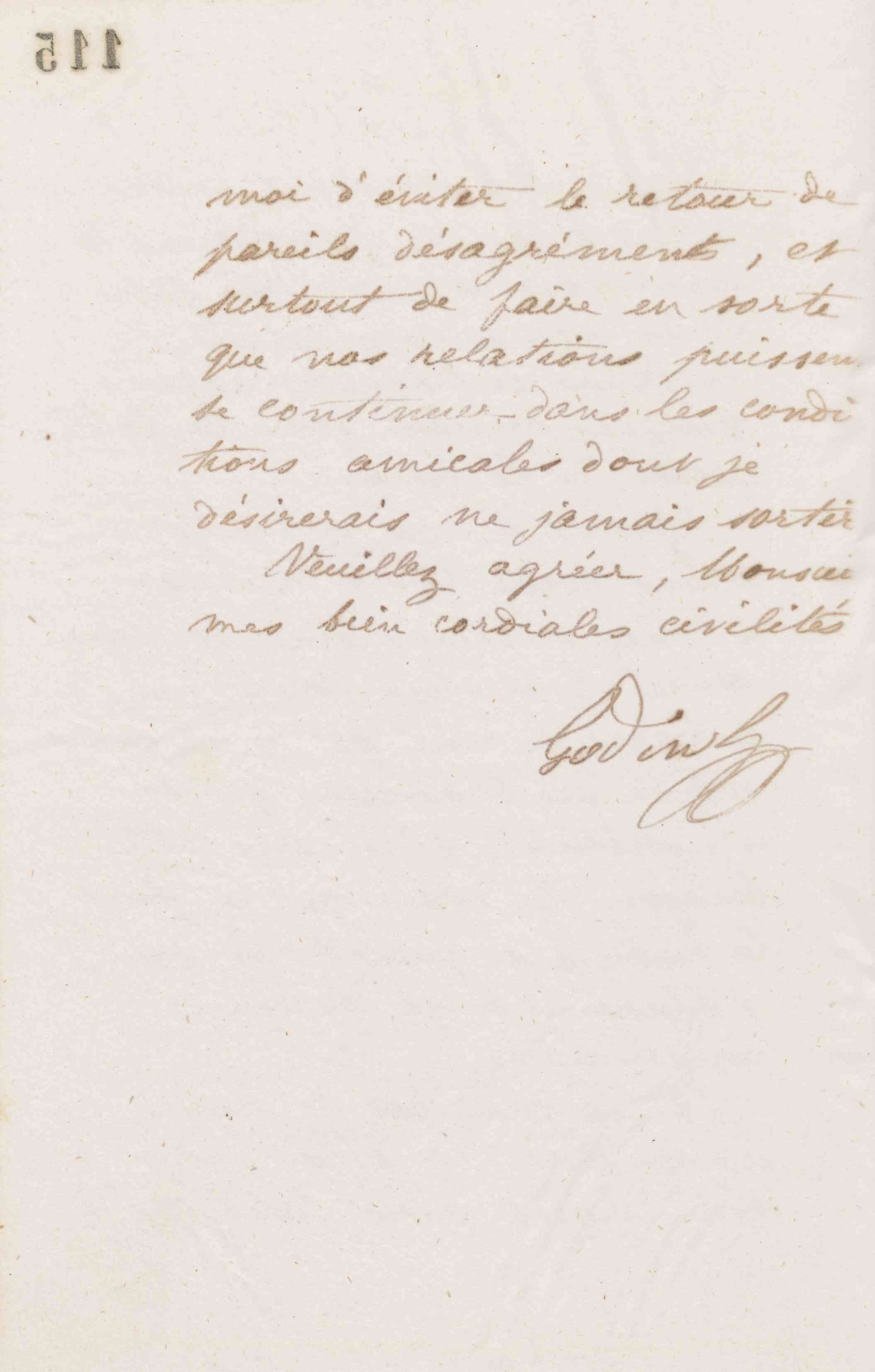 Jean-Baptiste André Godin à monsieur Geoffroy, 2 décembre 1873