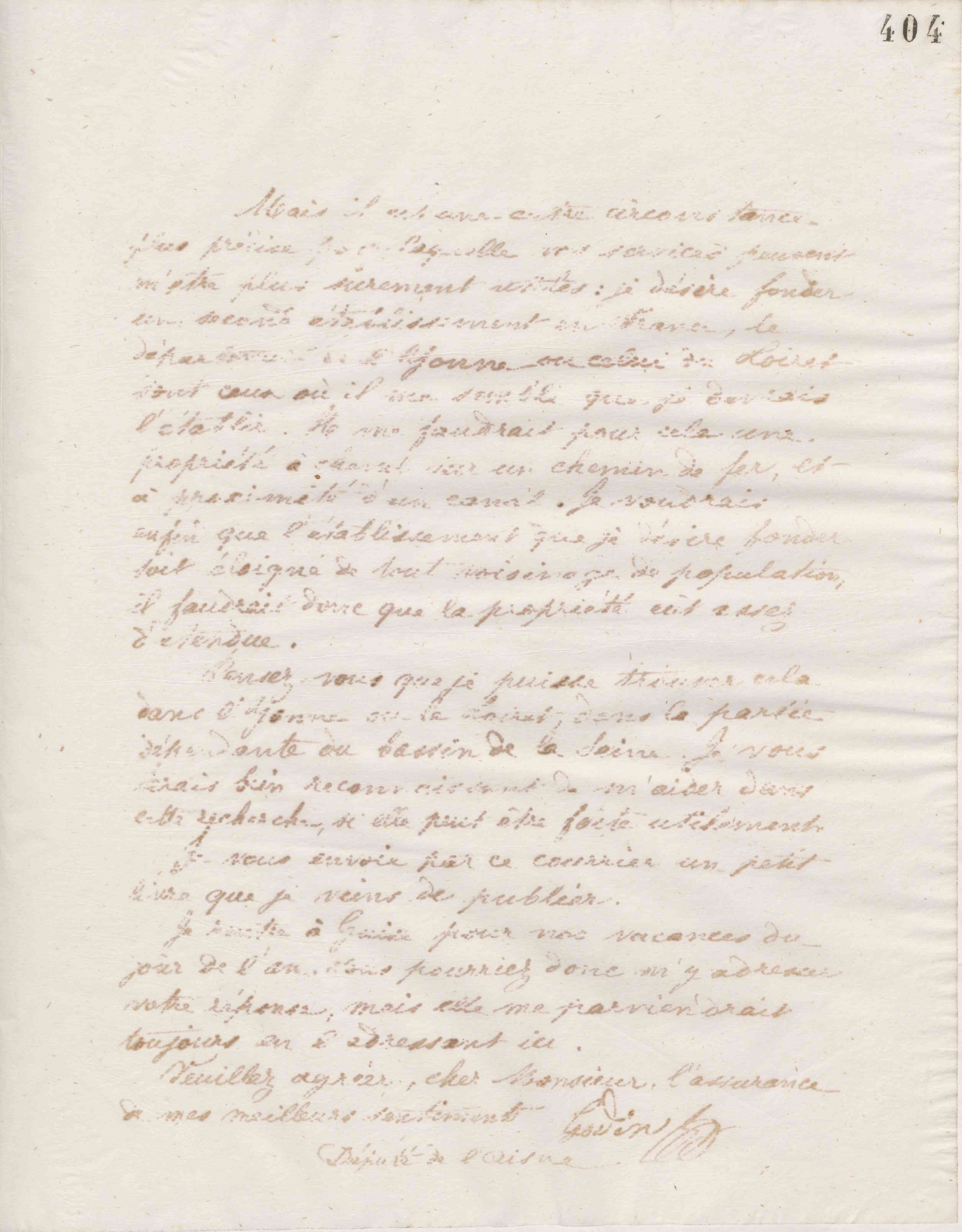 Jean-Baptiste André Godin à Alexandre Dethou, 20 décembre 1874 Jean-Baptiste André Godin à Alexandre Dethou, 20 décembre 1874