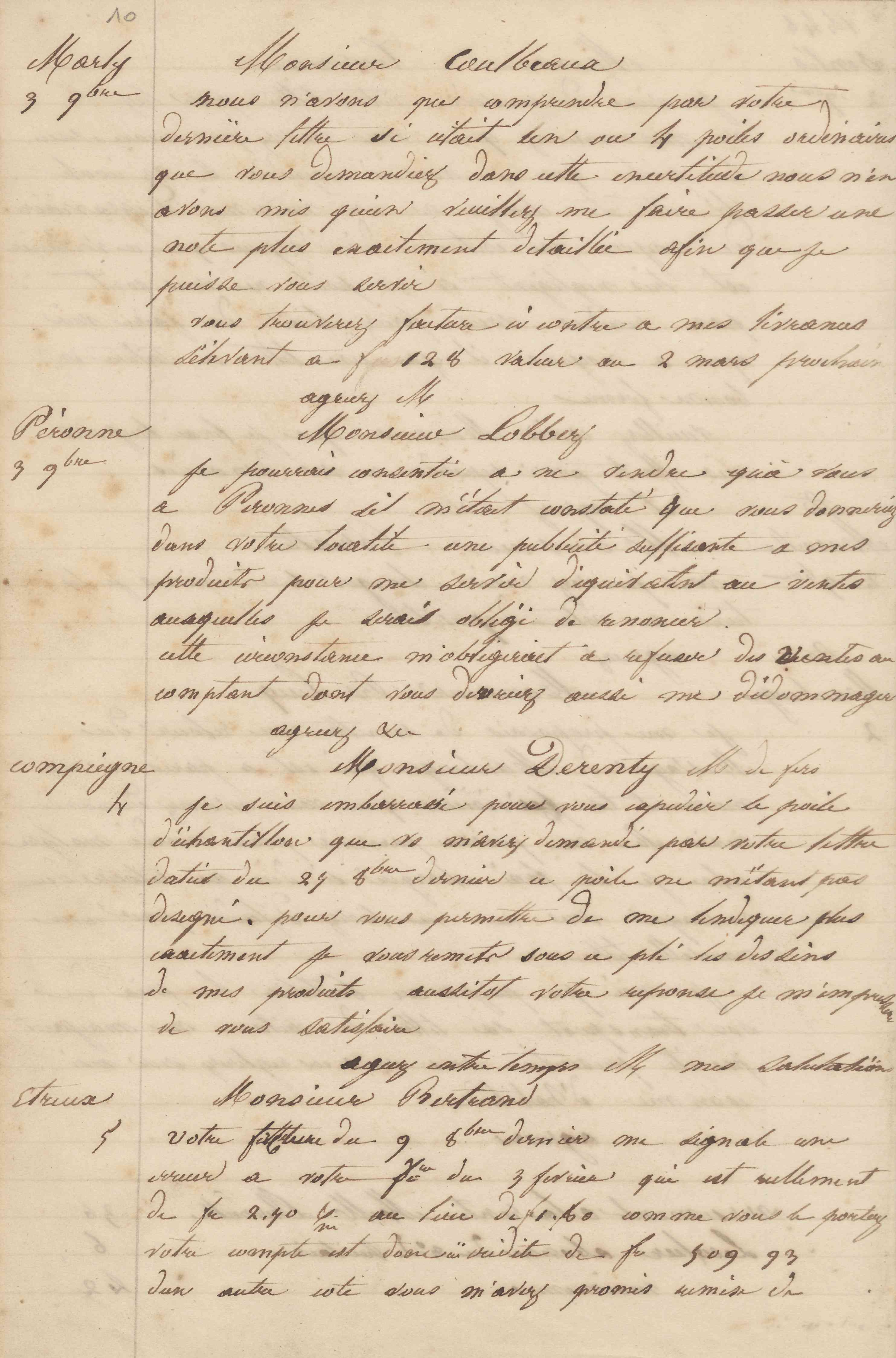 Jean-Baptiste André Godin à monsieur Bertrand, 5 novembre 1846 Jean-Baptiste André Godin à monsieur Bertrand, 5 novembre 1846