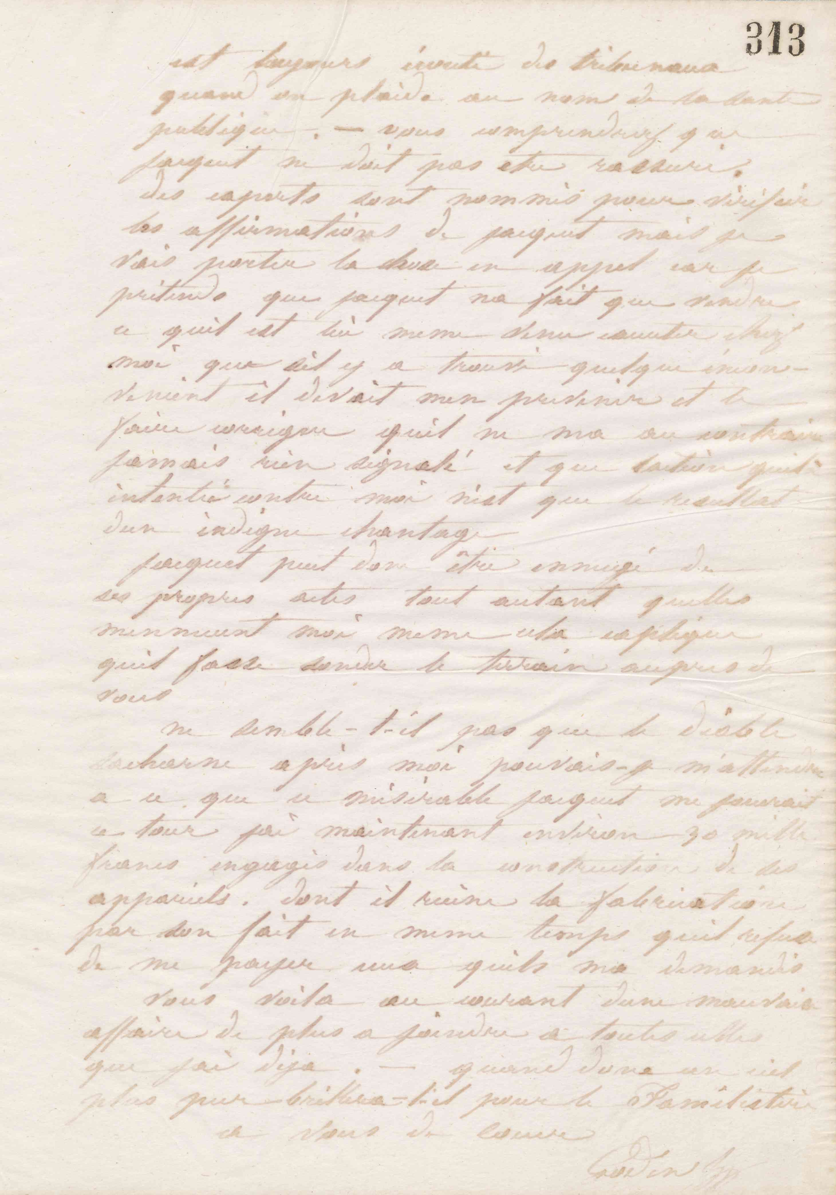 Jean-Baptiste André Godin à François Cantagrel, 16 mars 1866