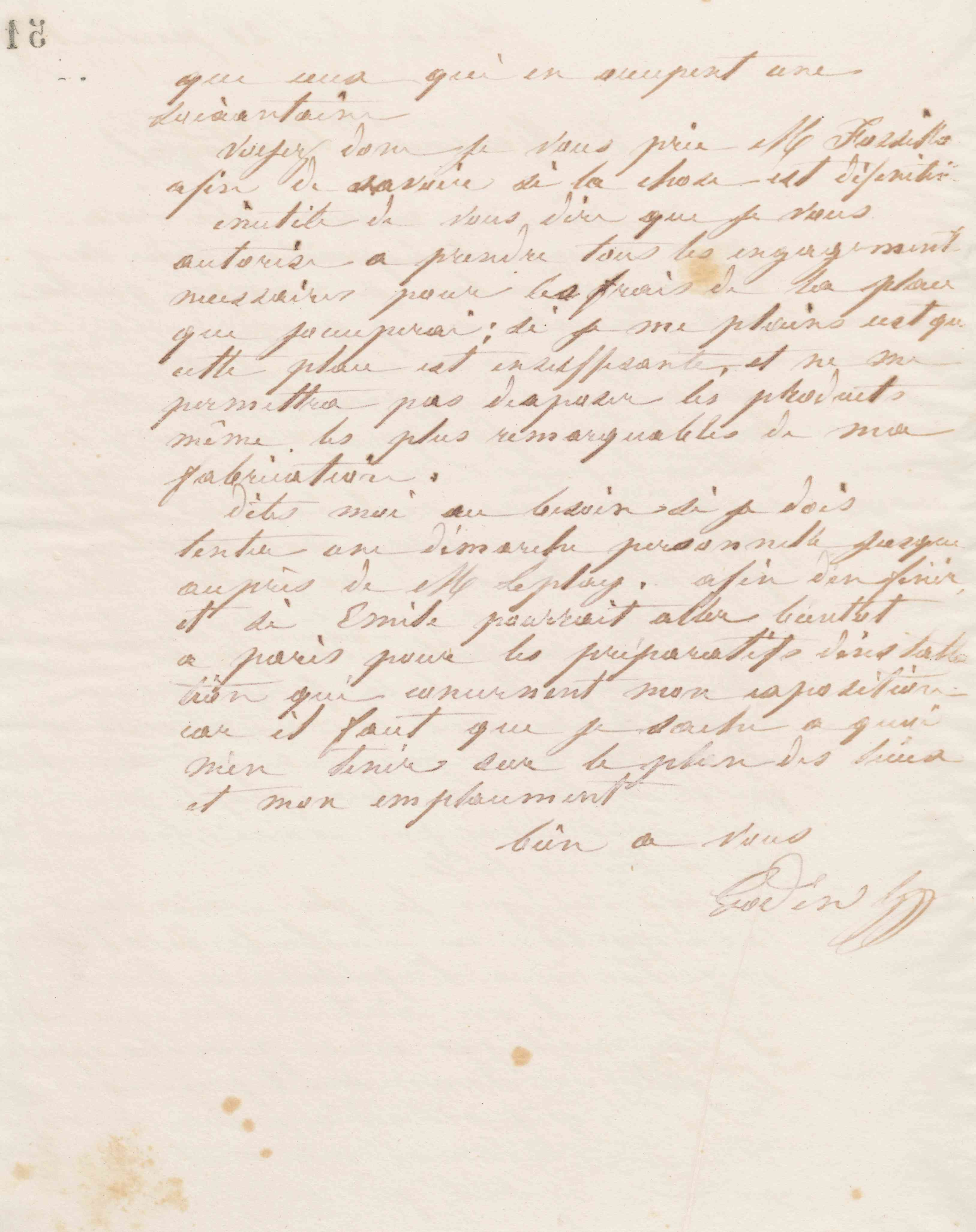 Jean-Baptiste André Godin à François Cantagrel, 21 janvier 1867