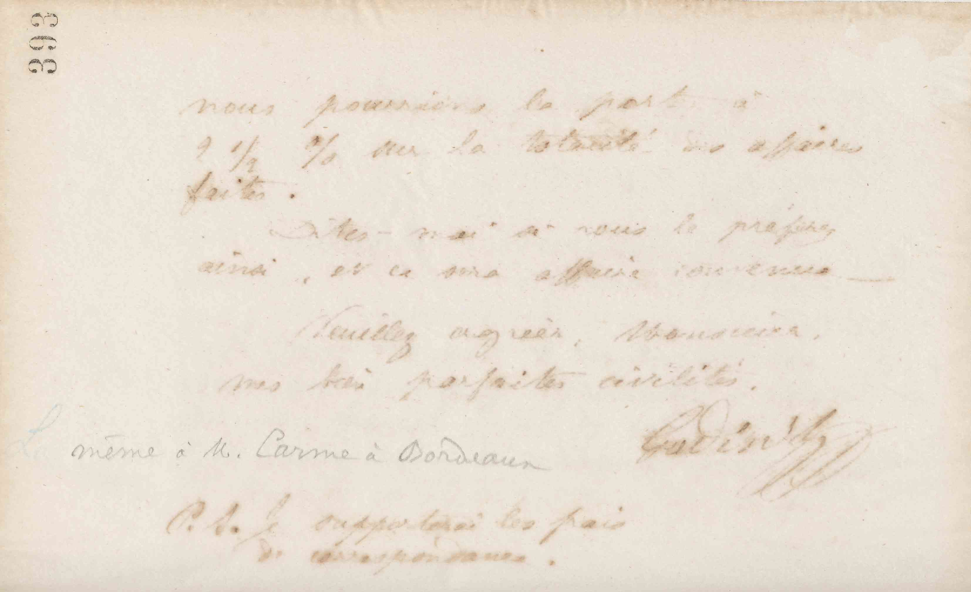 Jean-Baptiste André Godin à Gabriel Blanc, 10 décembre 1872