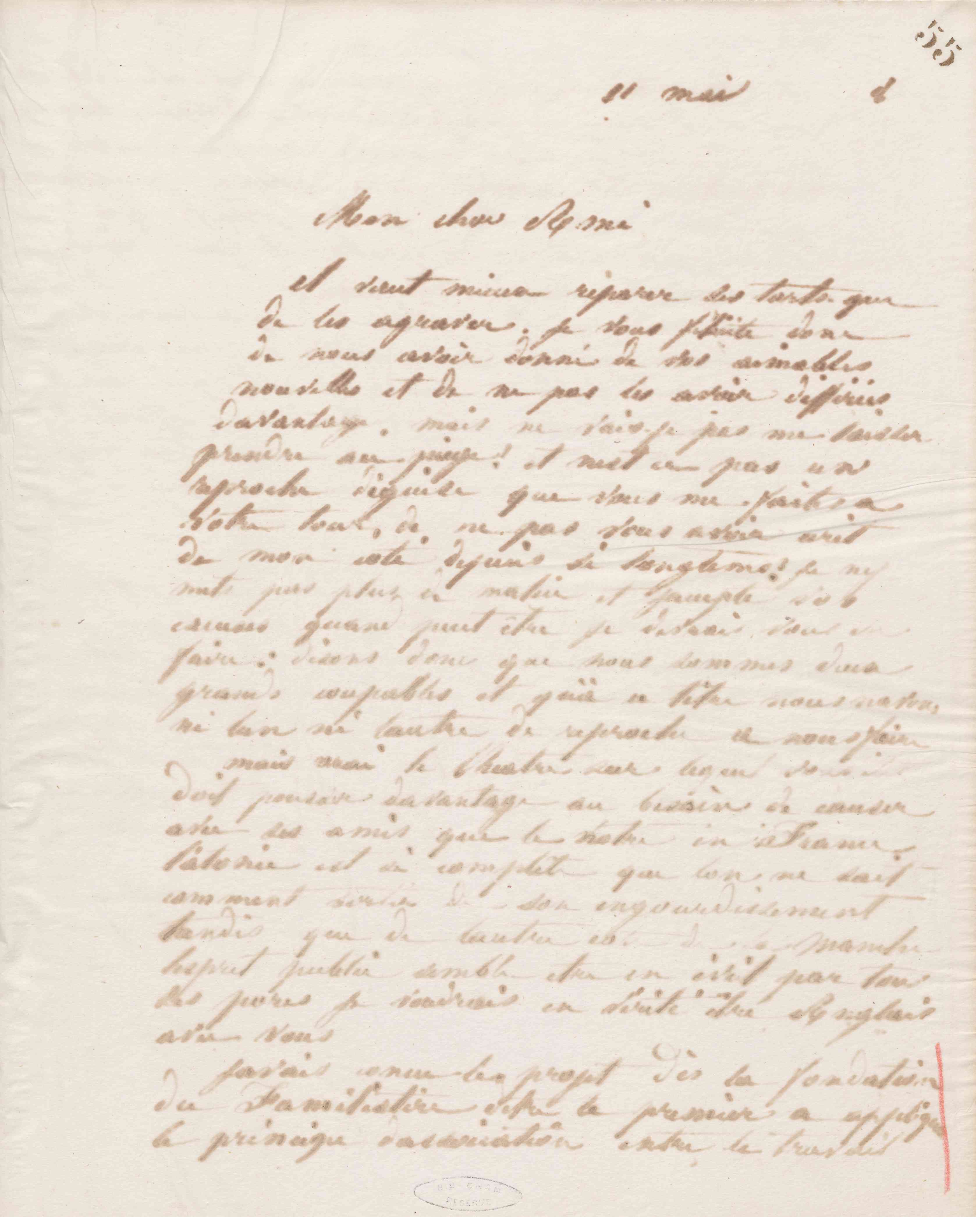 Jean-Baptiste André Godin à Tito Pagliardini, 11 mai 1868