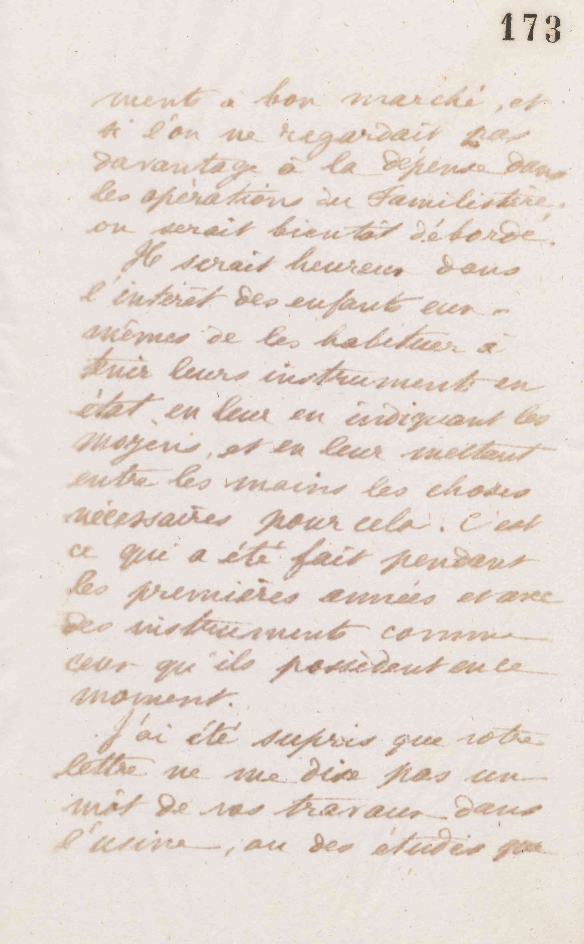 Jean-Baptiste André Godin à Étienne Louis Joseph Quaintenne, 16 décembre 1873