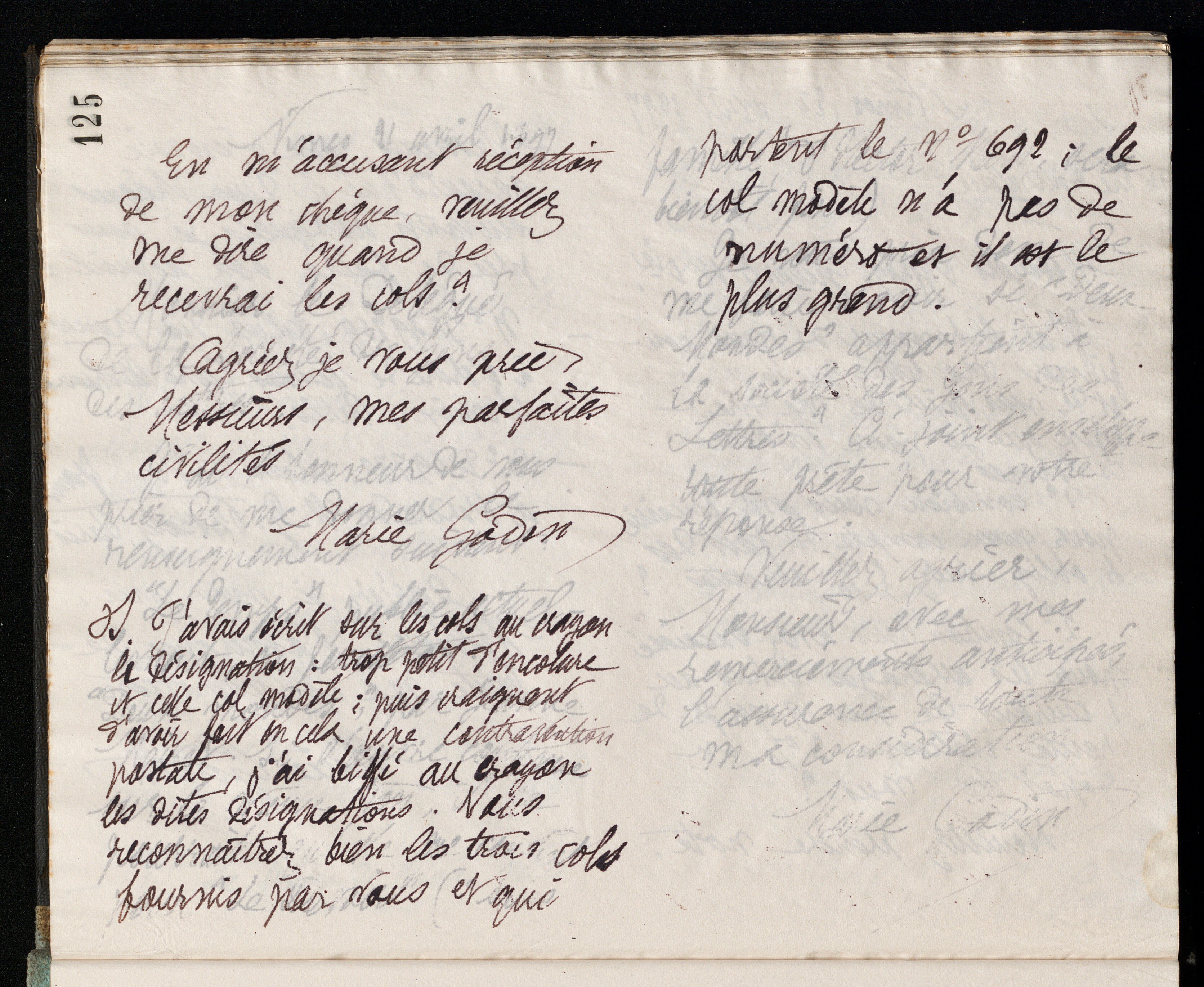 Marie Moret à Carré, Micheau et Chopin, 22 avril 1897