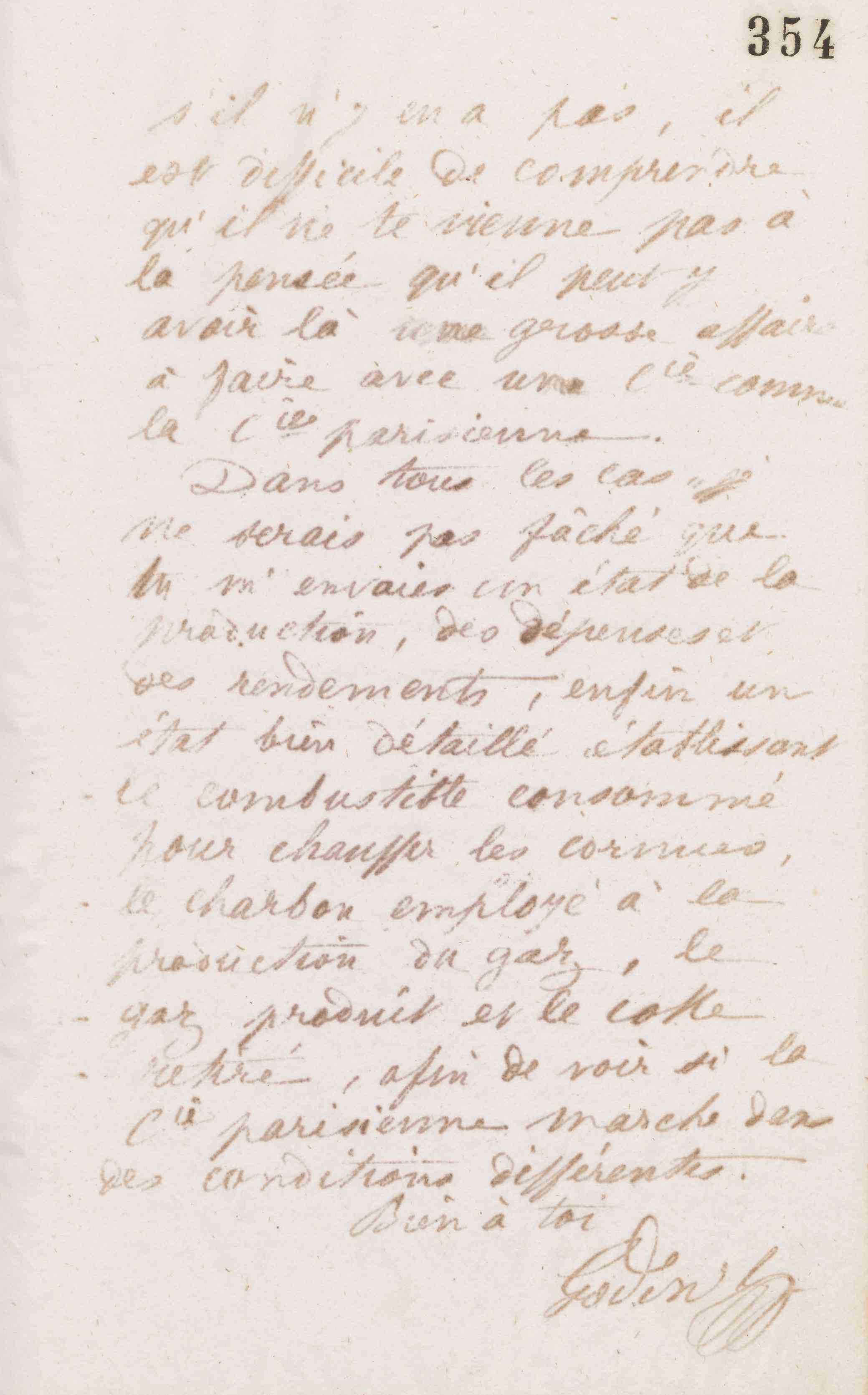 Jean-Baptiste André Godin à Émile Godin, 13 février 1874