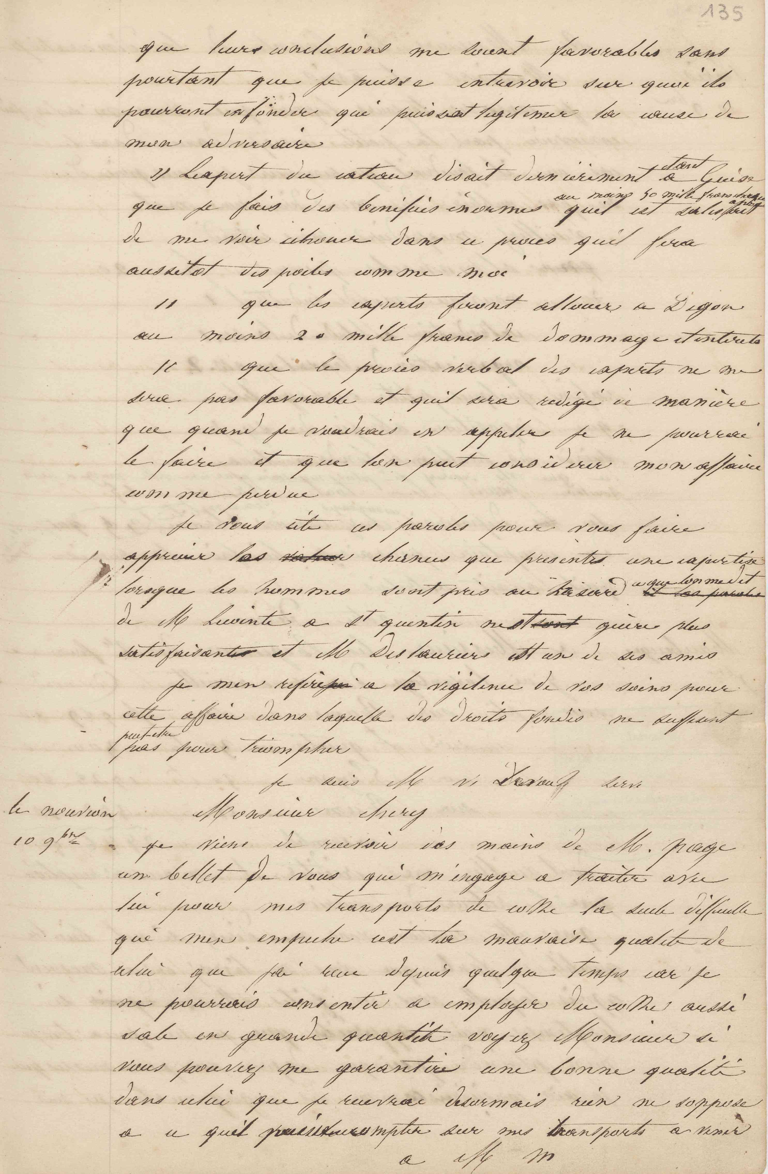 Jean-Baptiste André Godin à Louis Oudin-Leclère, 8 novembre 1847