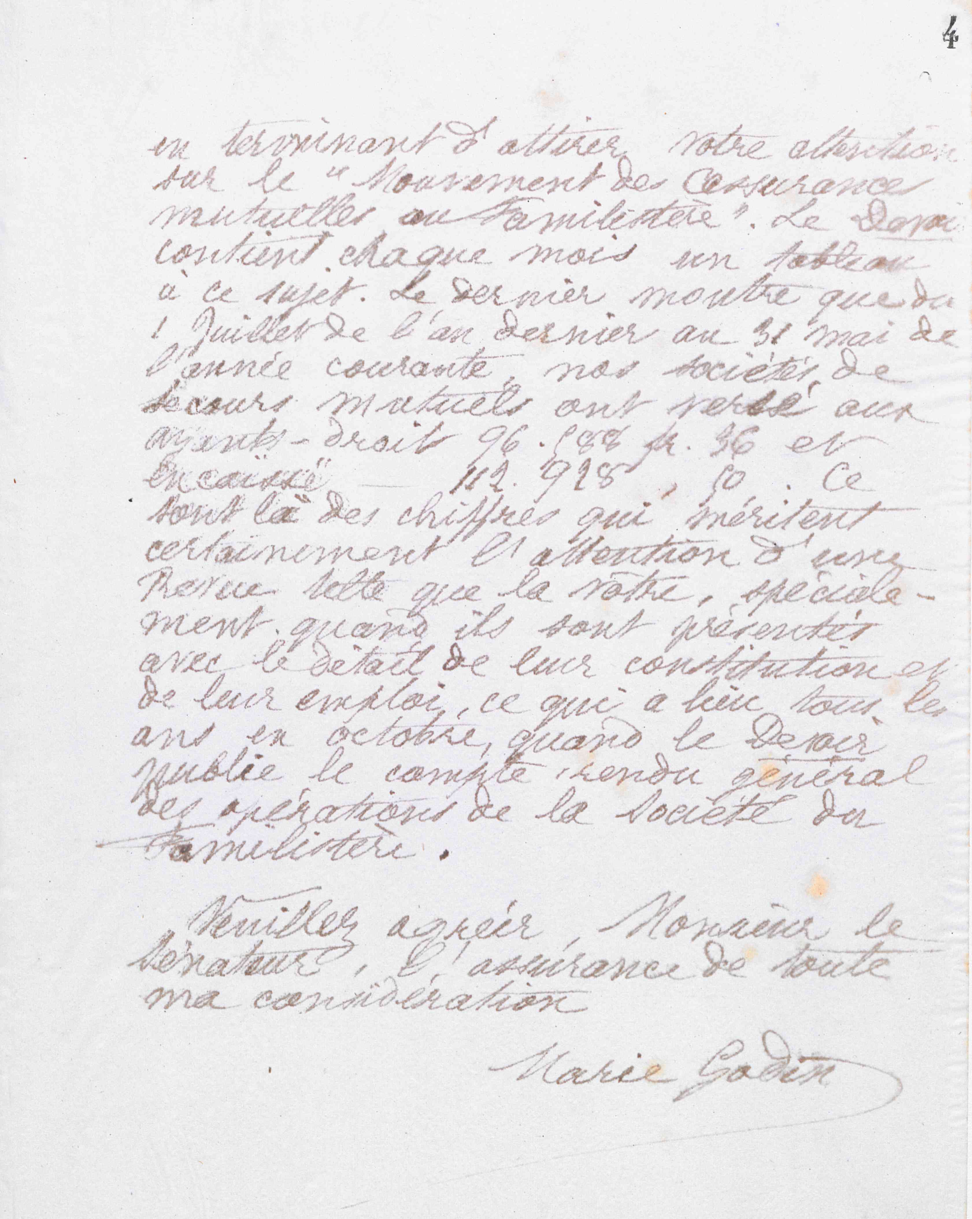 Marie Moret à Hippolyte Maze, 8 août 1889 Marie Moret à Hippolyte Maze, 8 août 1889