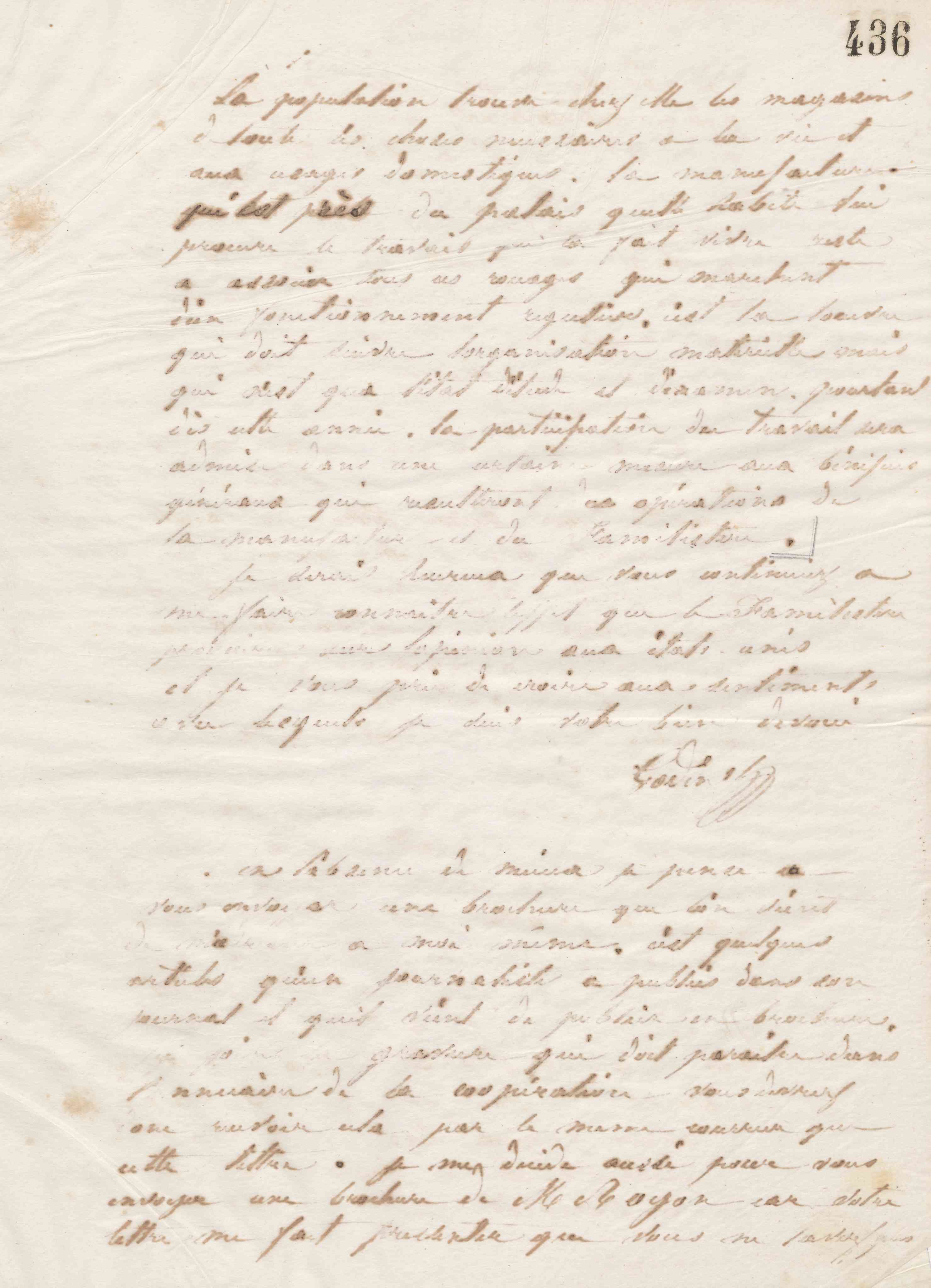 Jean-Baptiste André Godin à Marie Howland, 5 novembre 1866