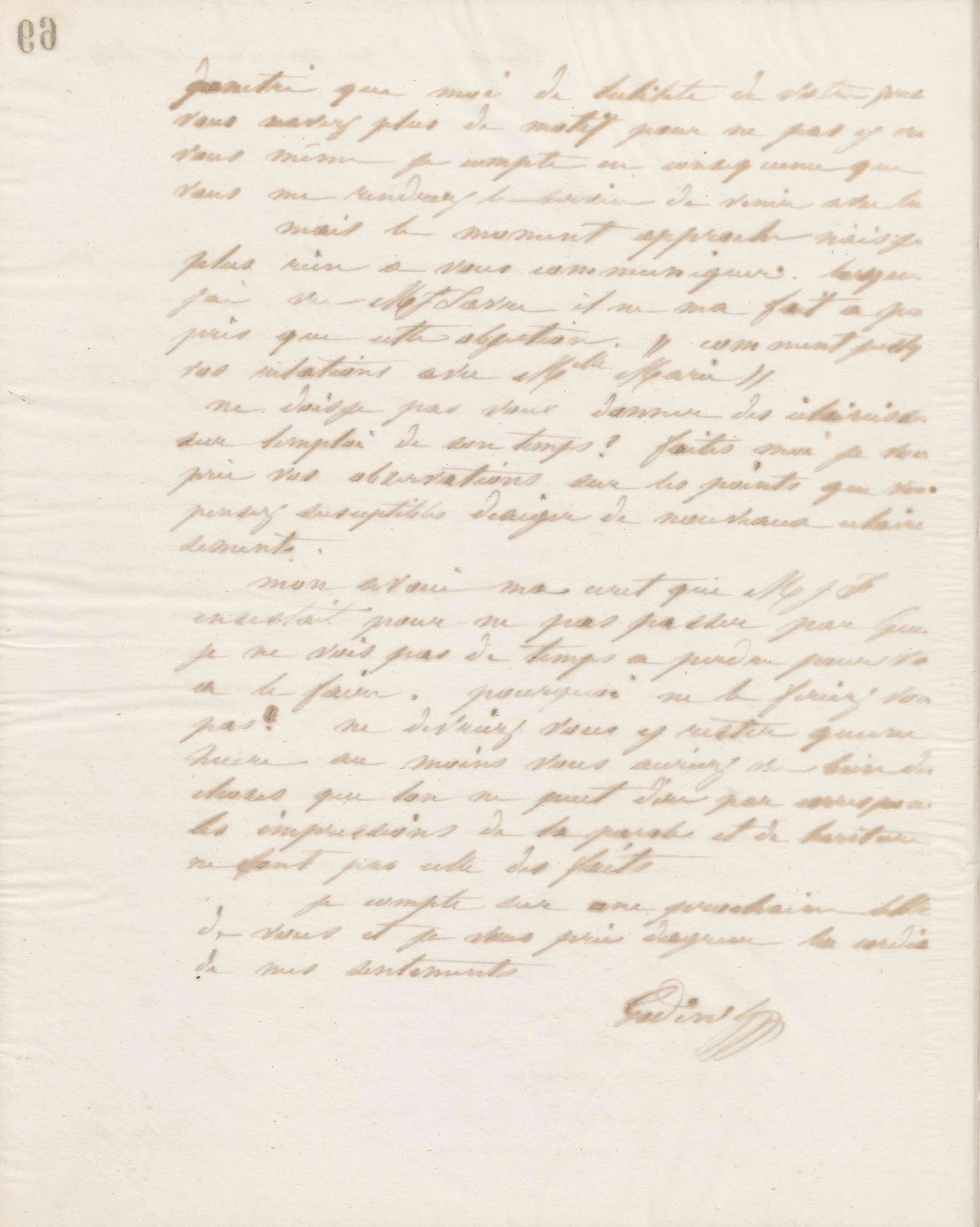 Jean-Baptiste André Godin à Victor Versigny, 30 janvier 1864