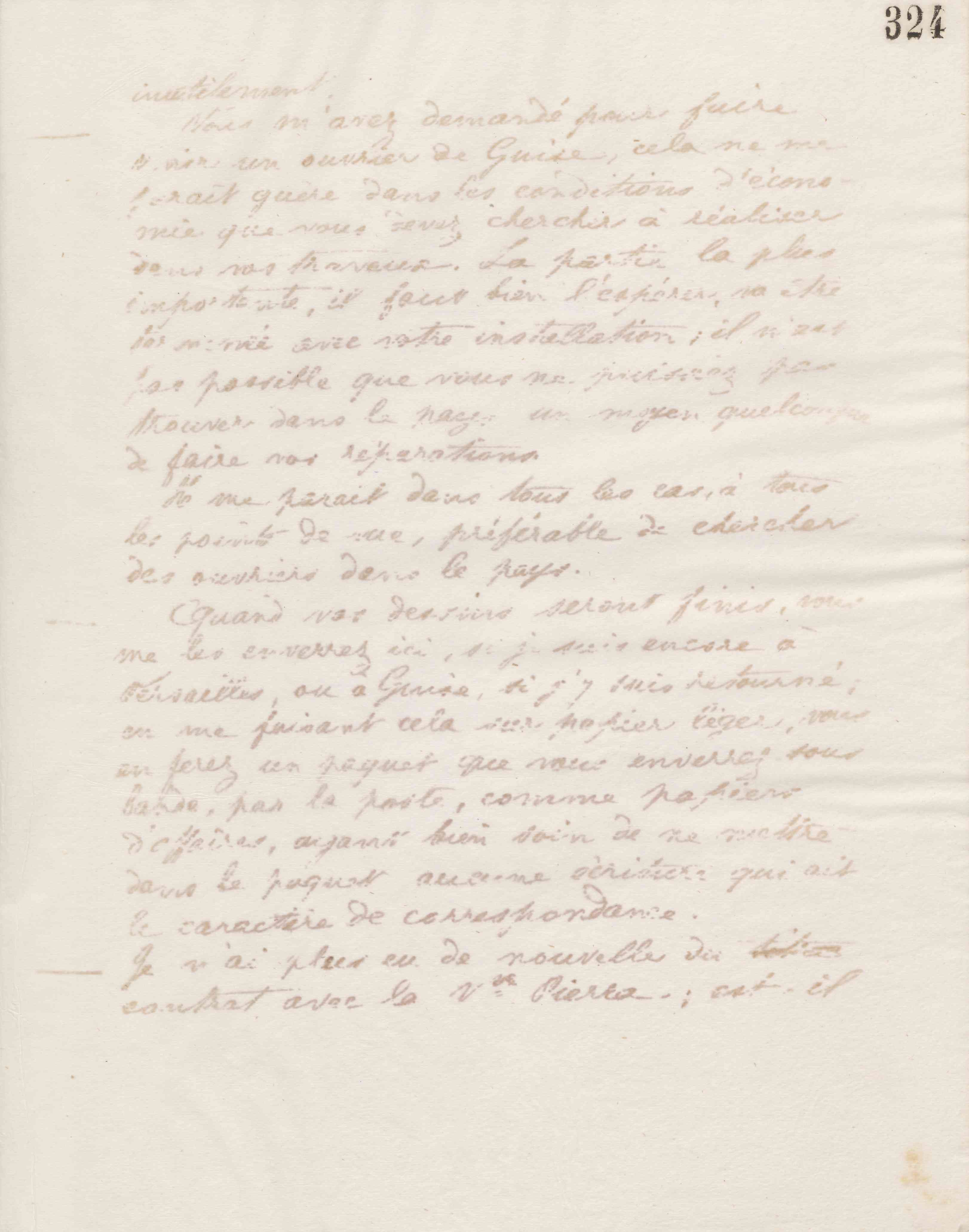 Jean-Baptiste André Godin à monsieur Chamolle, 21 juillet 1875