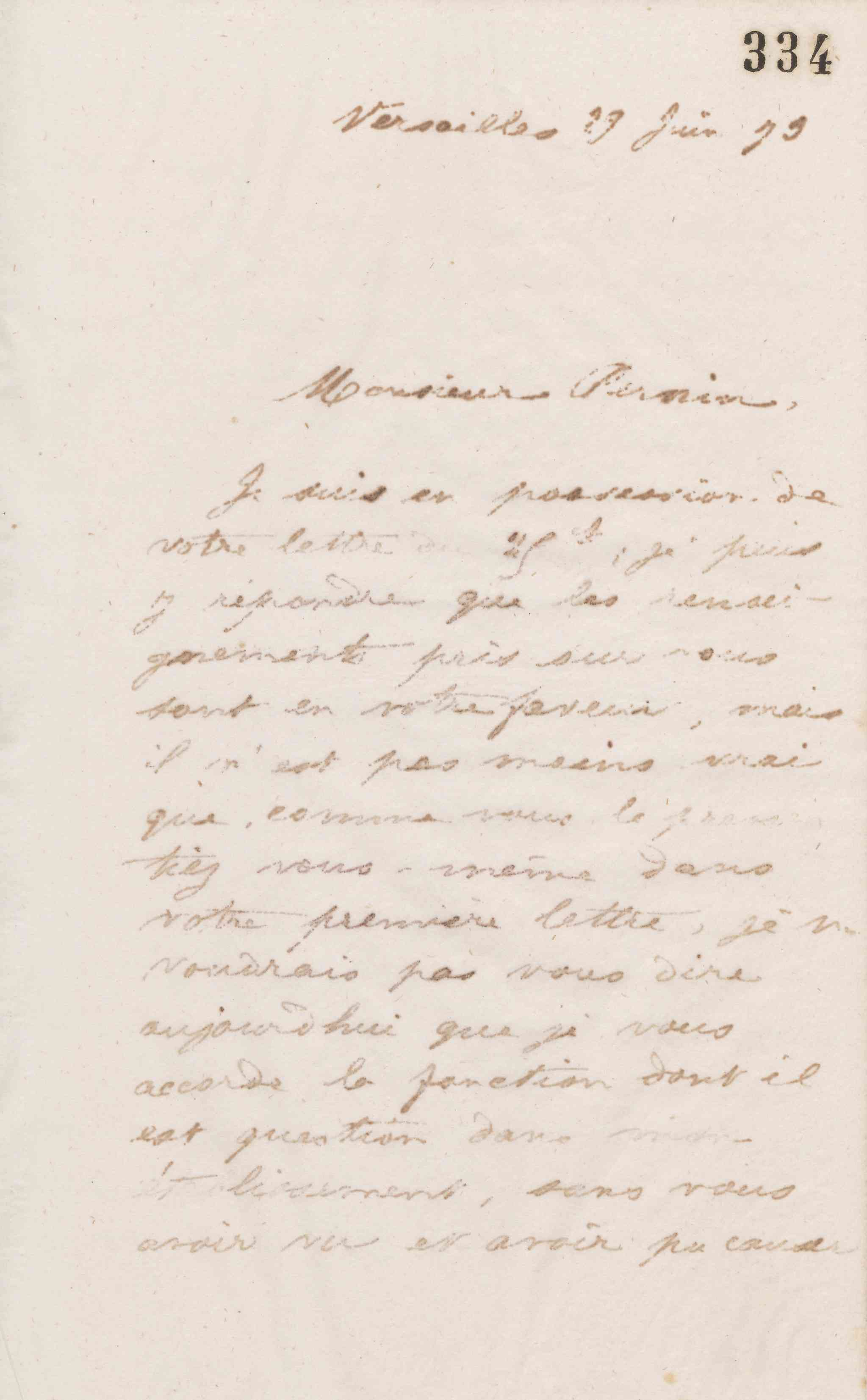 Jean-Baptiste André Godin à Antoine Pernin, 29 juin 1873