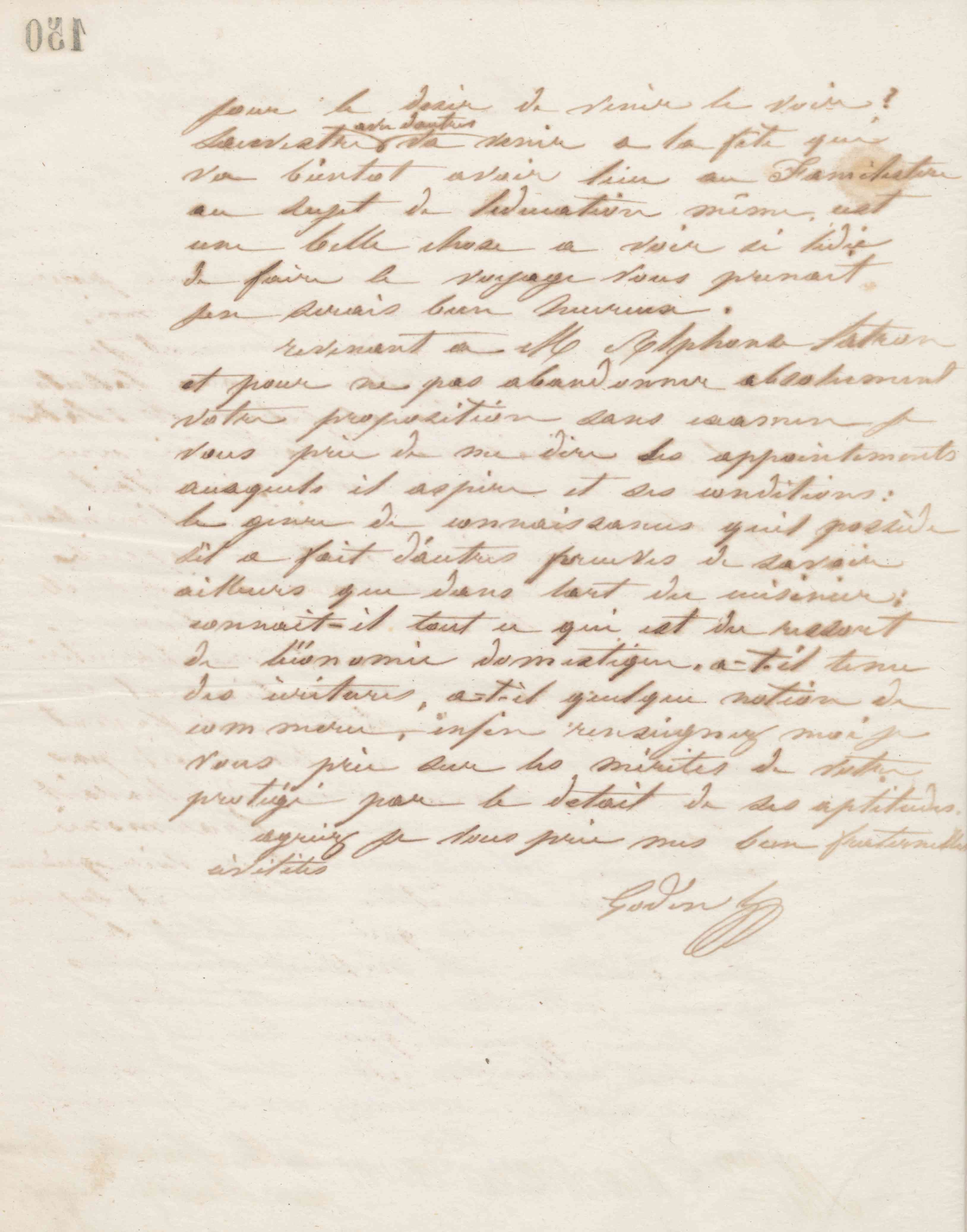 Jean-Baptiste André Godin à Auguste Savardan, 11 septembre 1865
