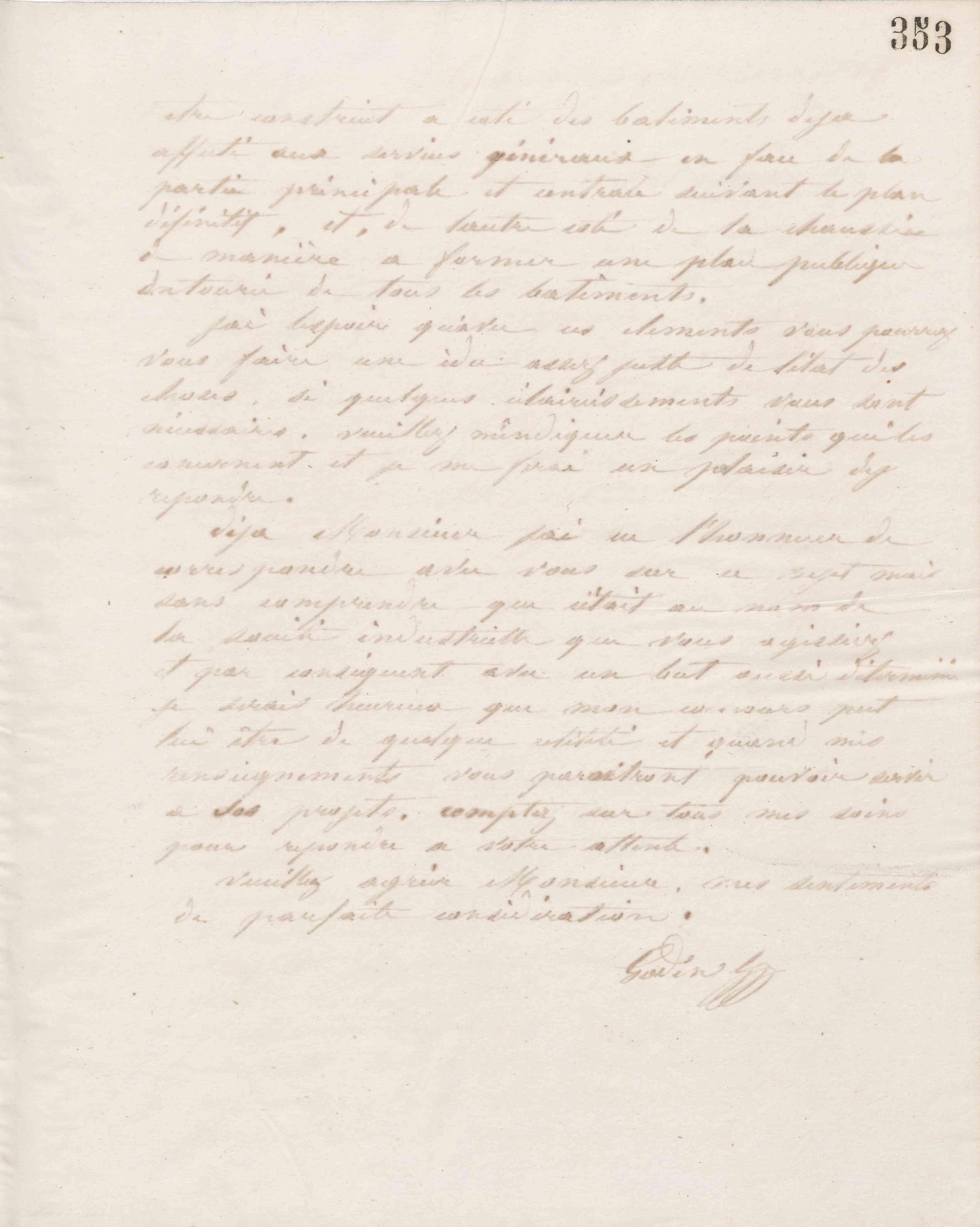 Jean-Baptiste André Godin à monsieur H. Petit, 4 janvier 1865