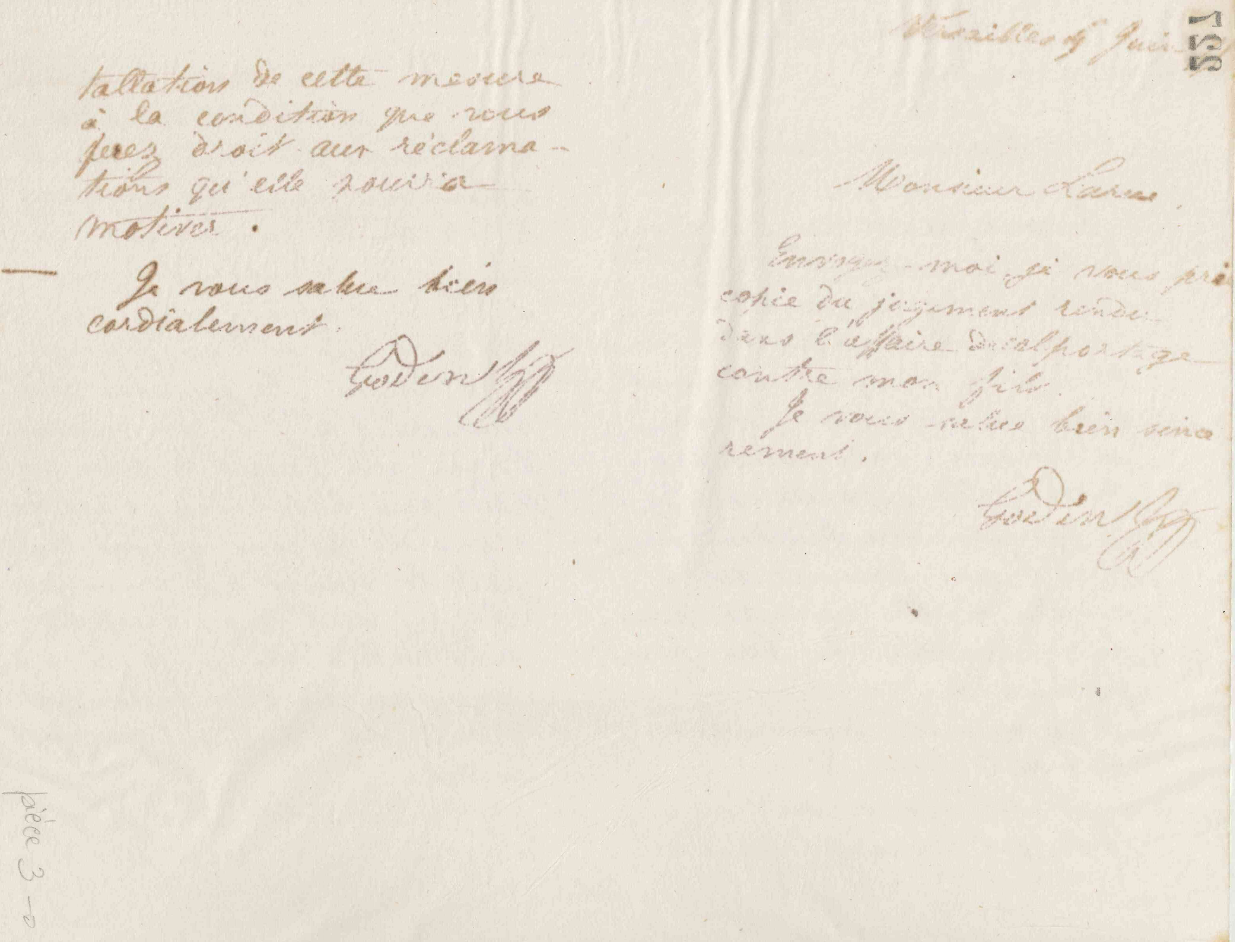 Jean-Baptiste André Godin à Édouard Larue, 5 juin 1875 Jean-Baptiste André Godin à Édouard Larue, 5 juin 1875