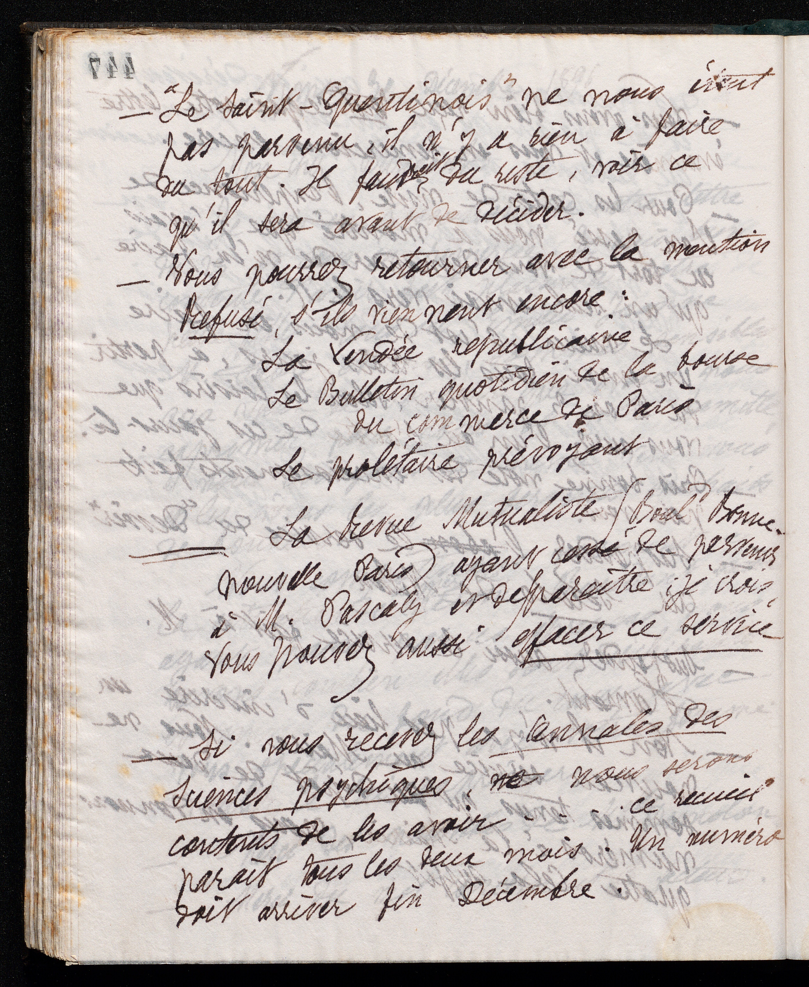 Marie Moret à Henri Buridant, 30 décembre 1896