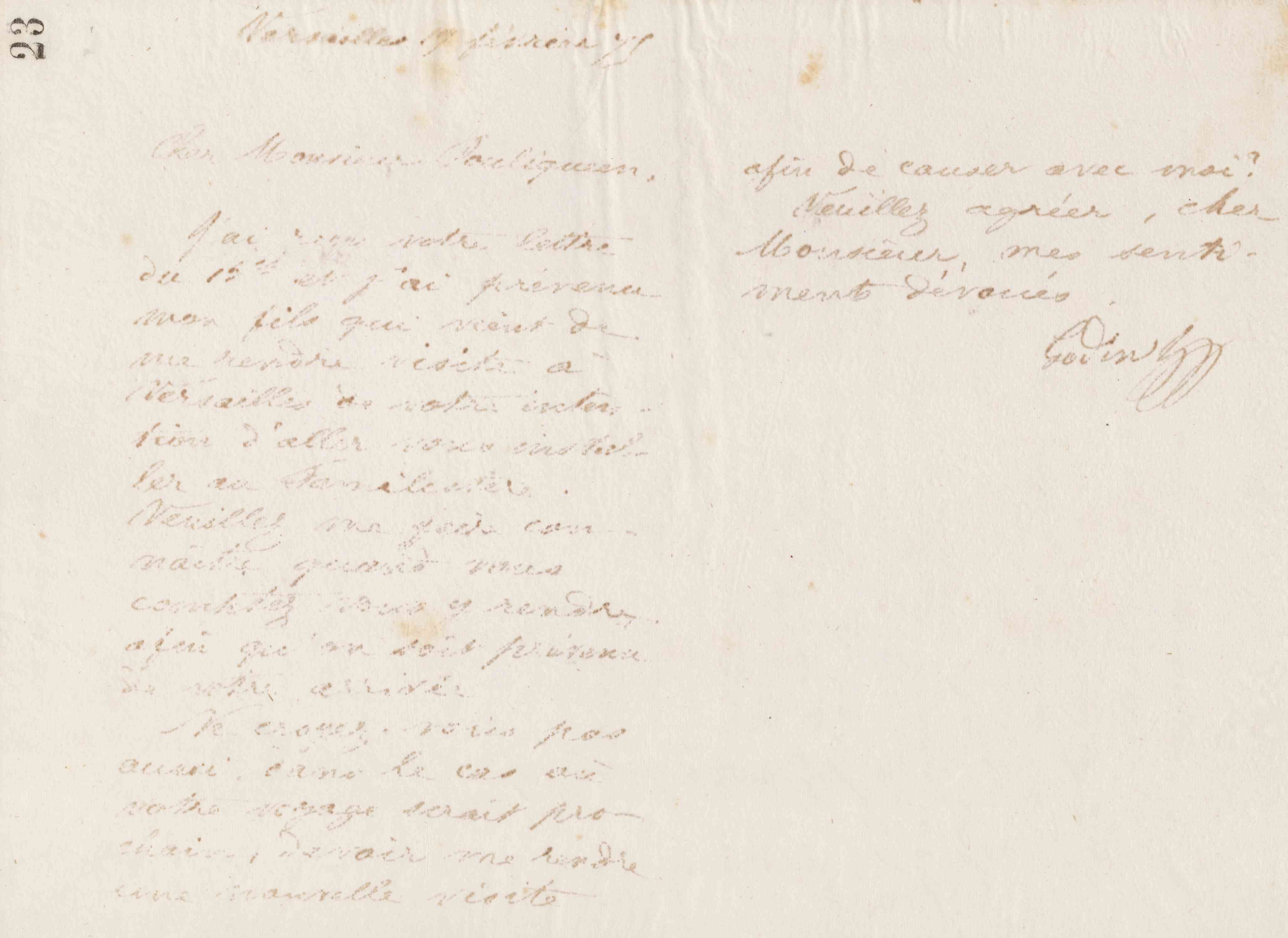 Jean-Baptiste André Godin à Joseph Pouliquen, 19 février 1875 Jean-Baptiste André Godin à Joseph Pouliquen, 19 février 1875