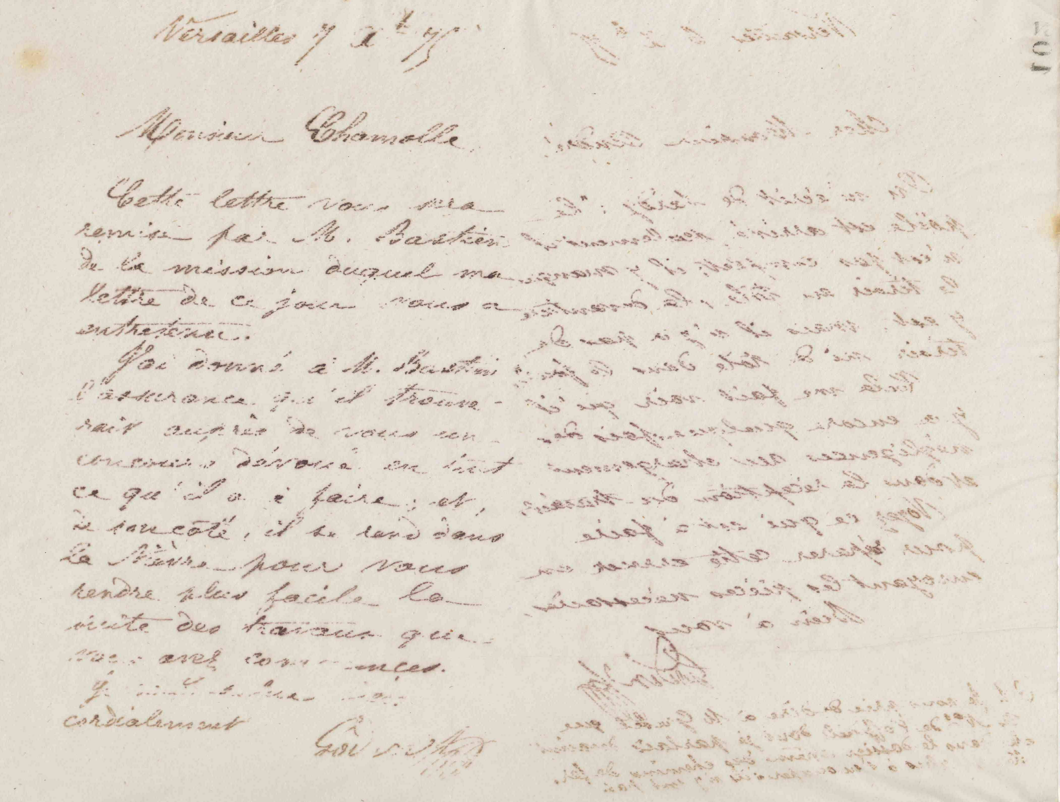 Jean-Baptiste André Godin à monsieur Chamolle, 7 décembre 1875 Jean-Baptiste André Godin à monsieur Chamolle, 7 décembre 1875
