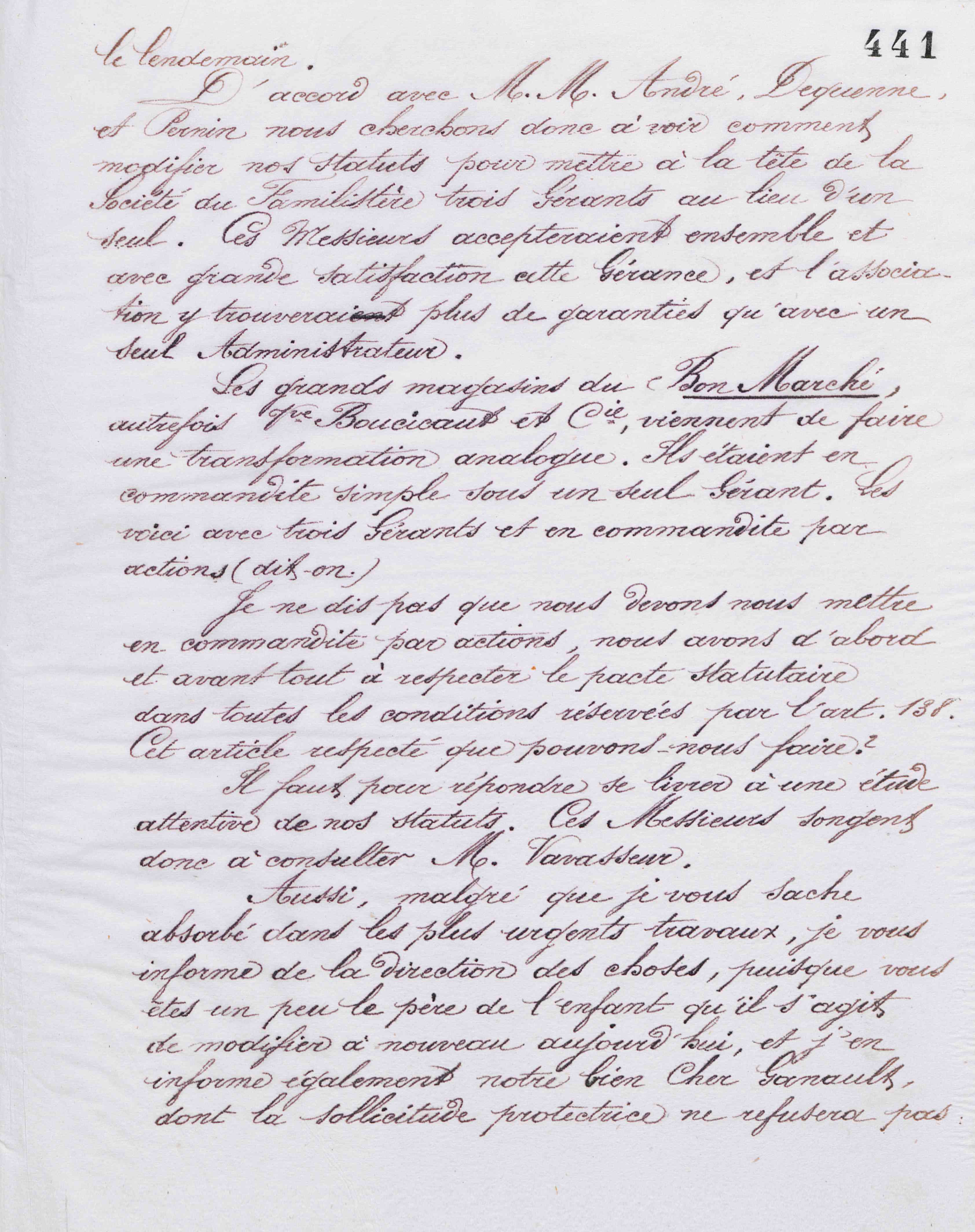 Marie Moret à Alexandre Tisserant, vers le 20 février 1888