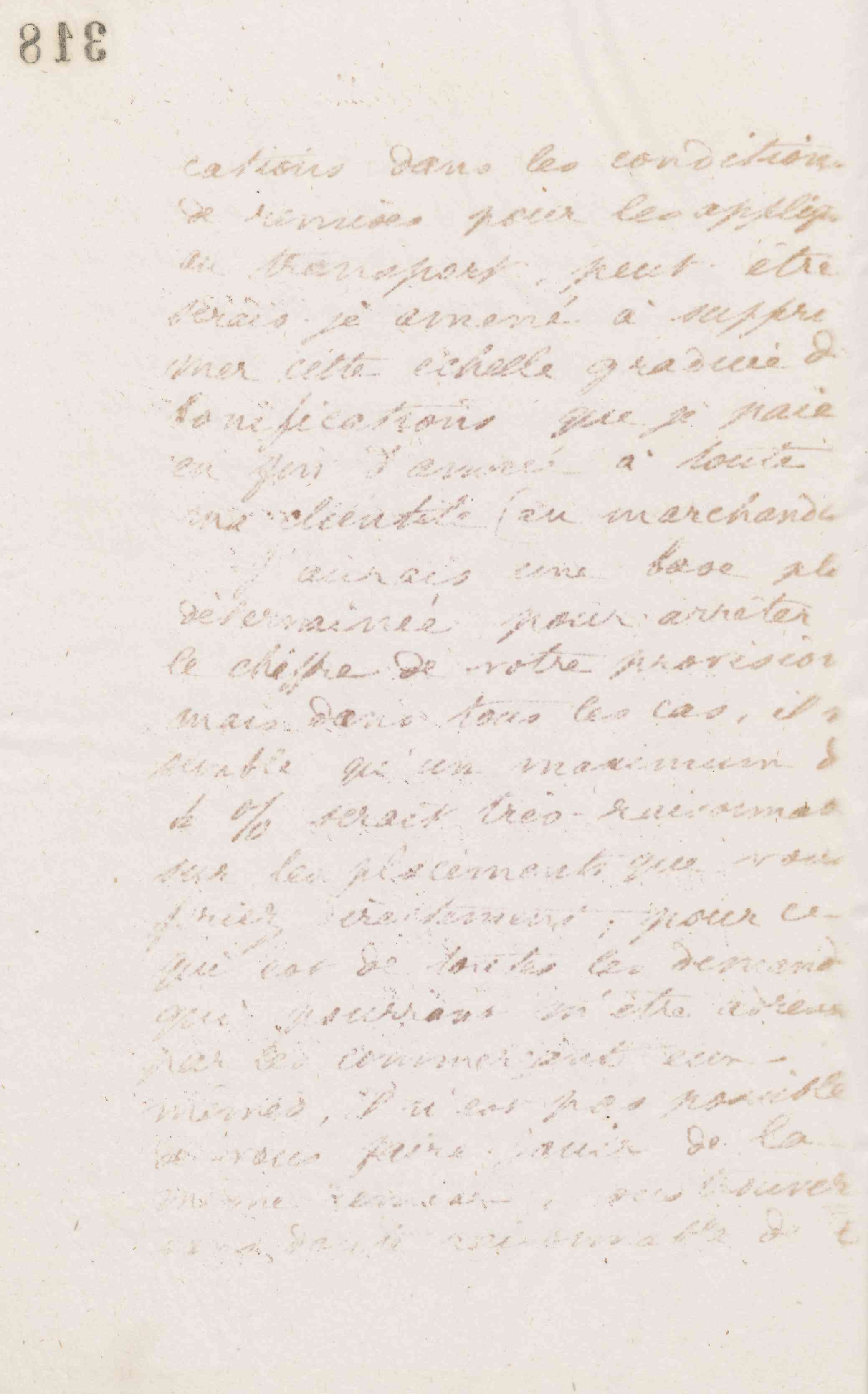 Jean-Baptiste André Godin à monsieur Horst, 6 février 1874