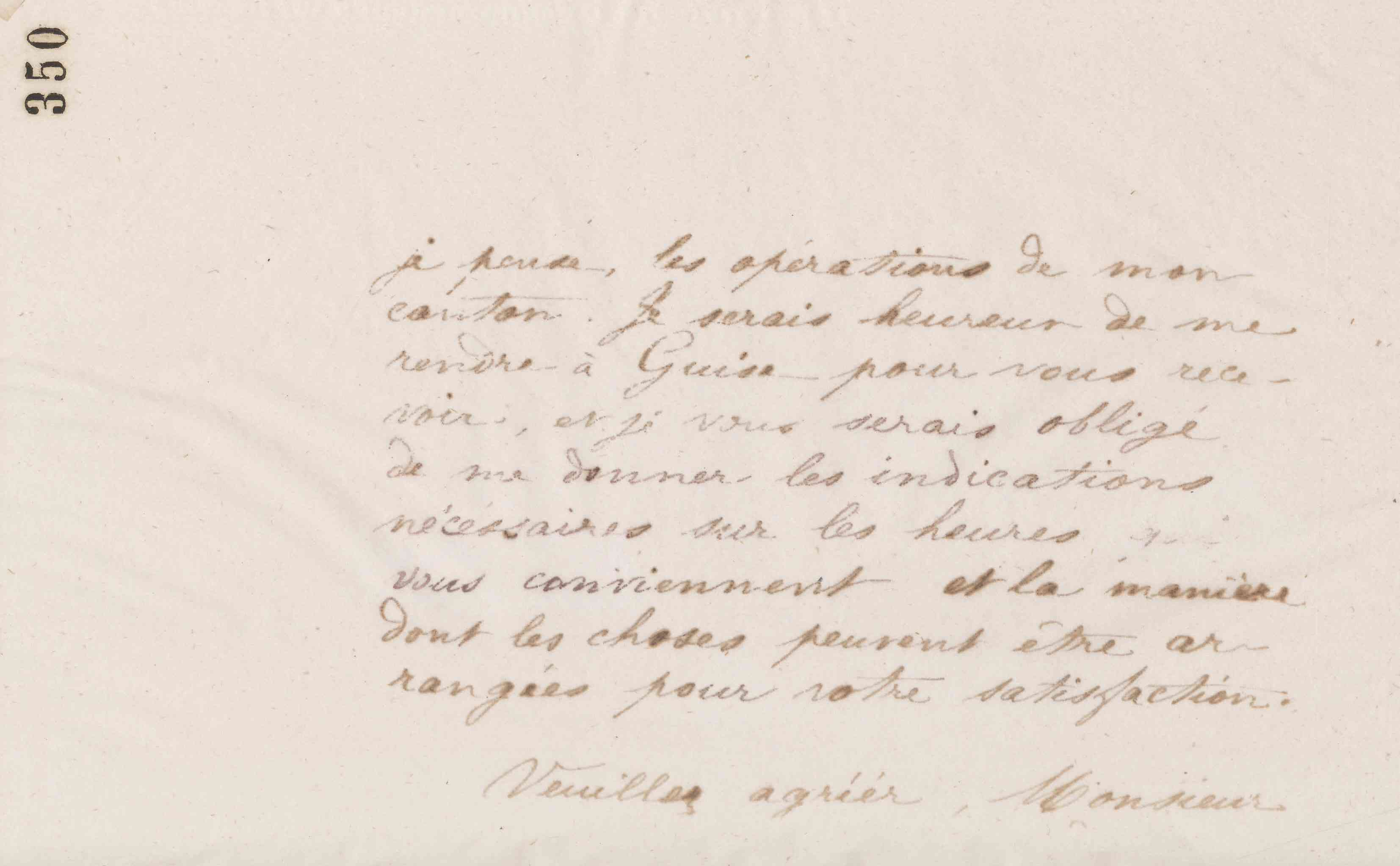 Jean-Baptiste André Godin au préfet de l'Aisne, 1er juillet 1873