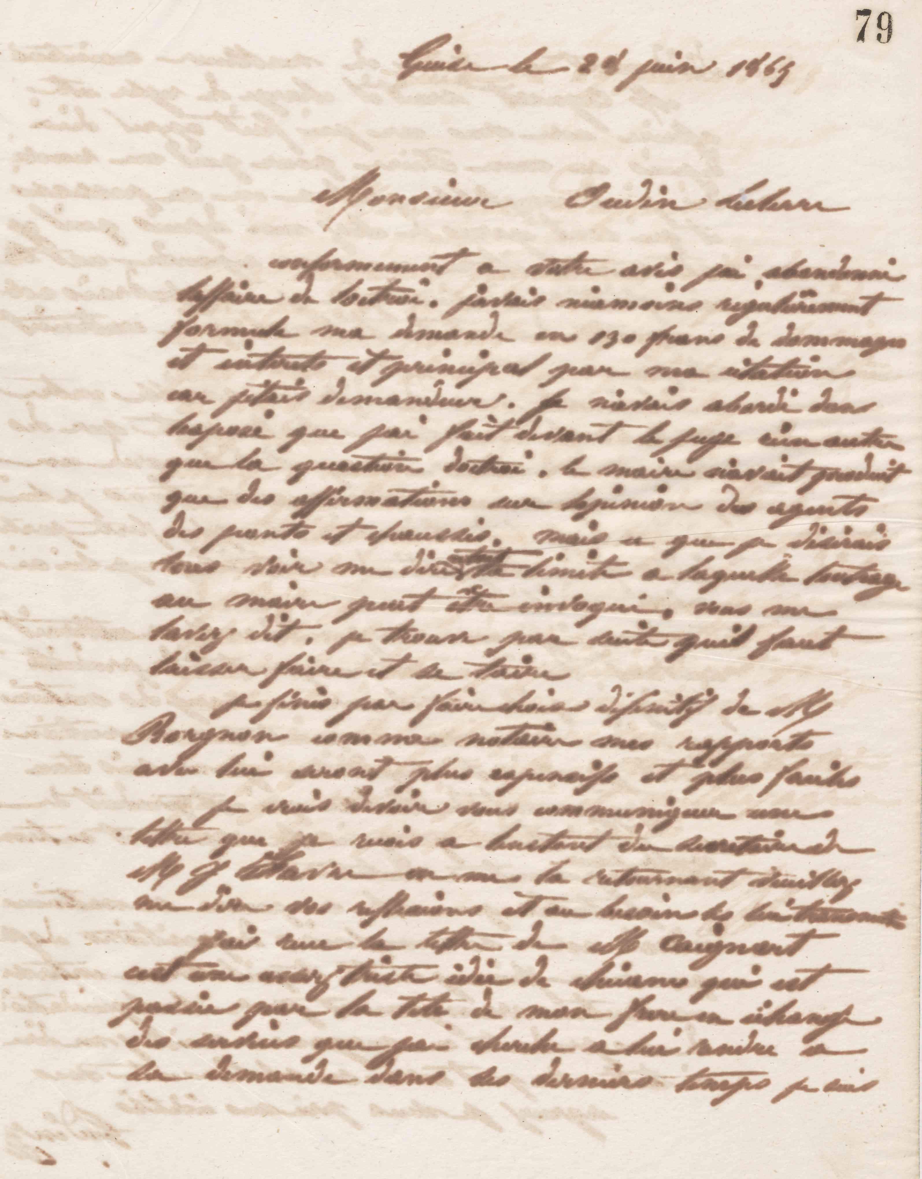 Jean-Baptiste André Godin à Louis Oudin-Leclère, 28 juin 1865