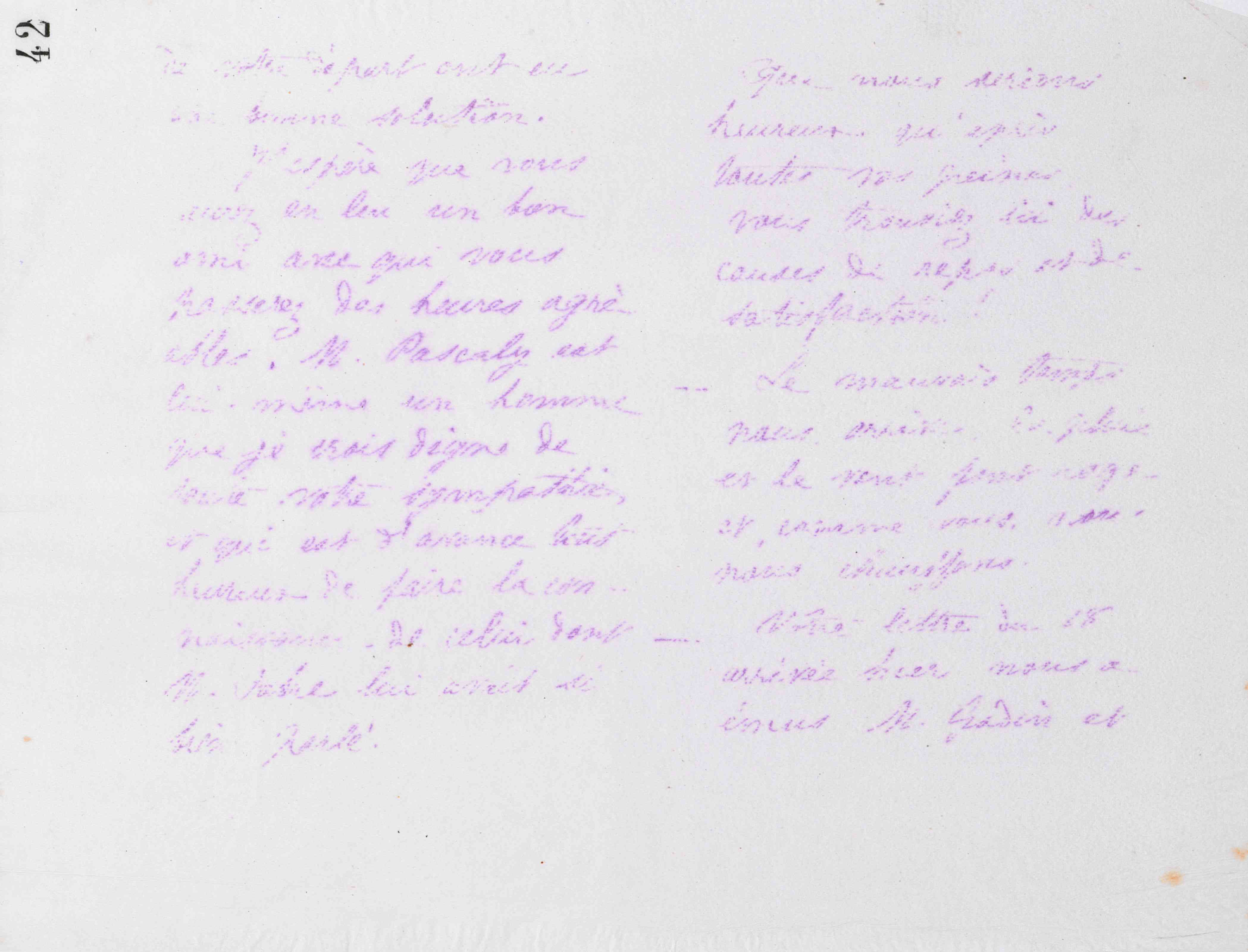 Marie Moret à Antoine Massoulard, vers le 22 octobre 1879 Marie Moret à Antoine Massoulard, vers le 22 octobre 1879