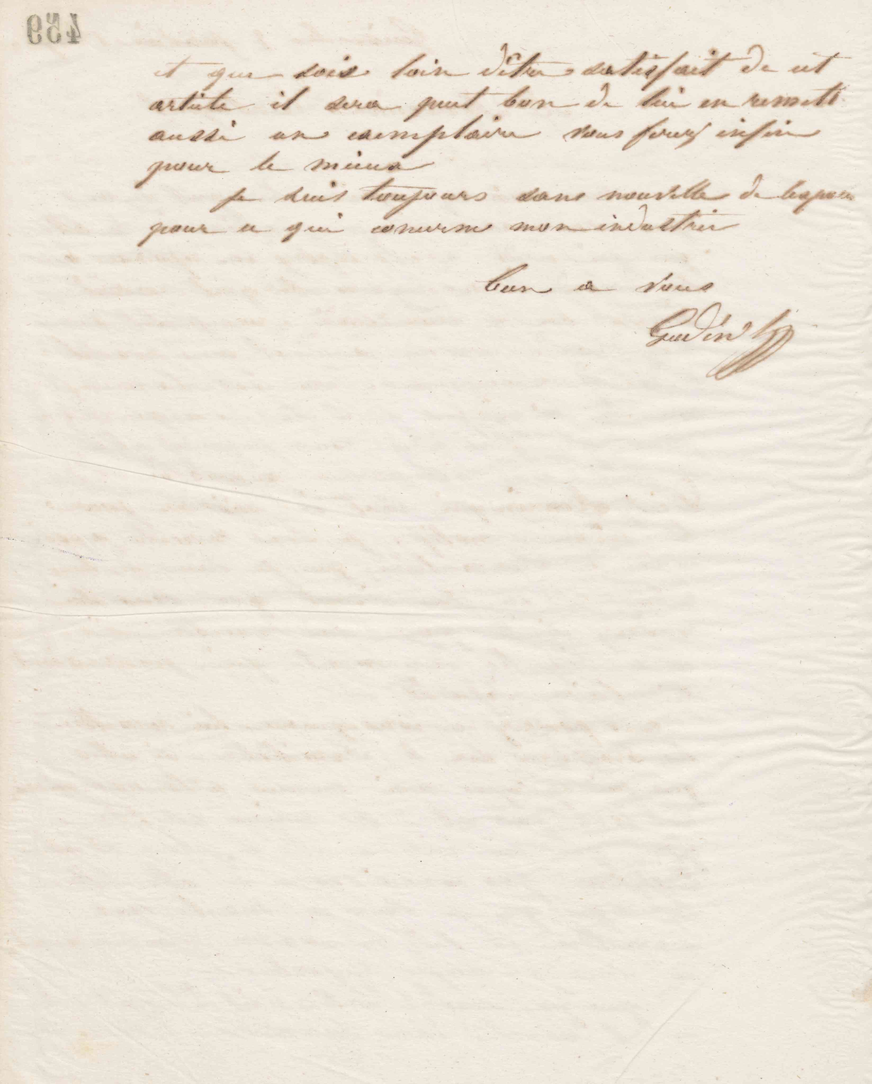 Jean-Baptiste André Godin à François Cantagrel, 5 janvier 1867