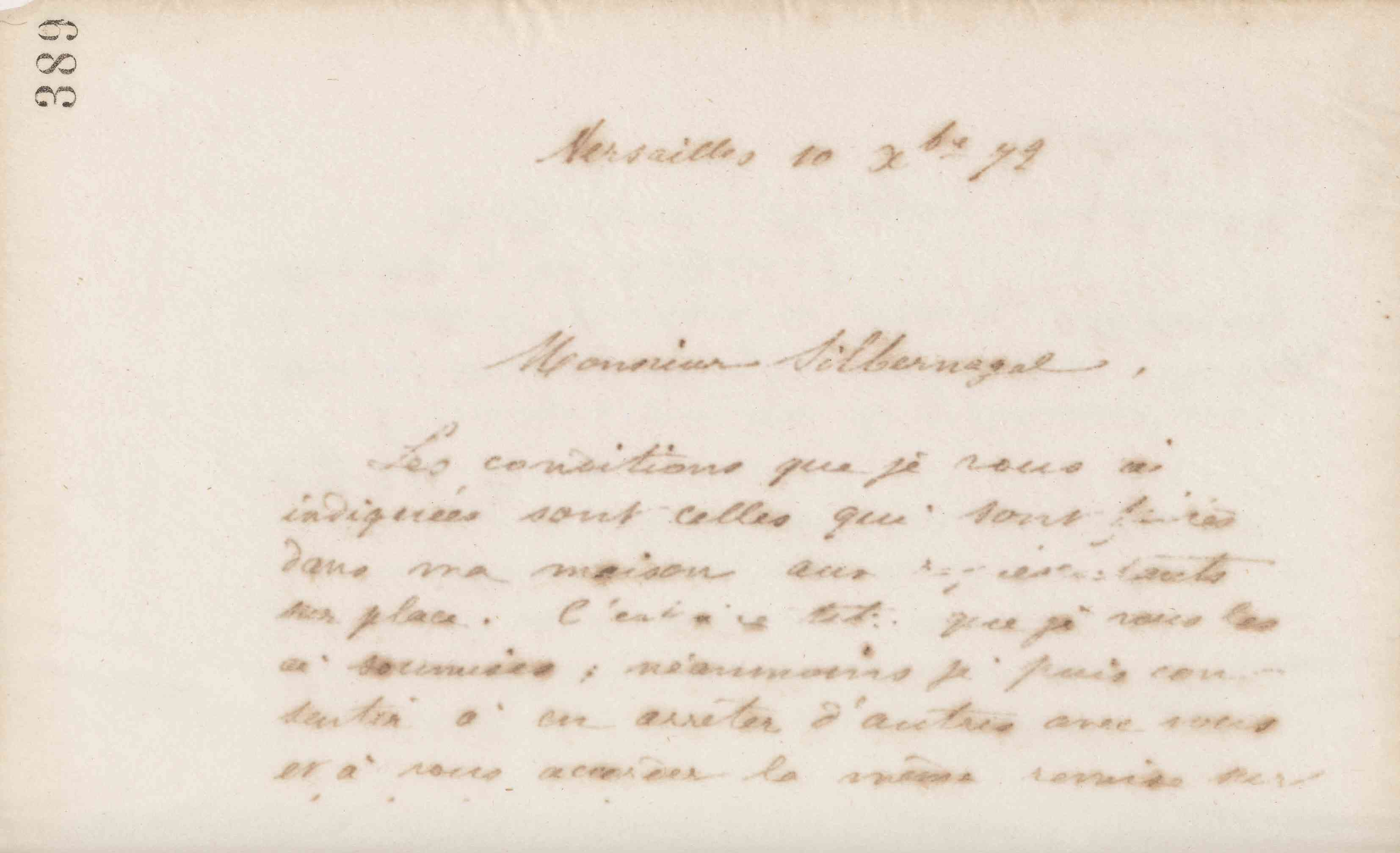 Jean-Baptiste André Godin à monsieur Silbernagel, 10 décembre 1872