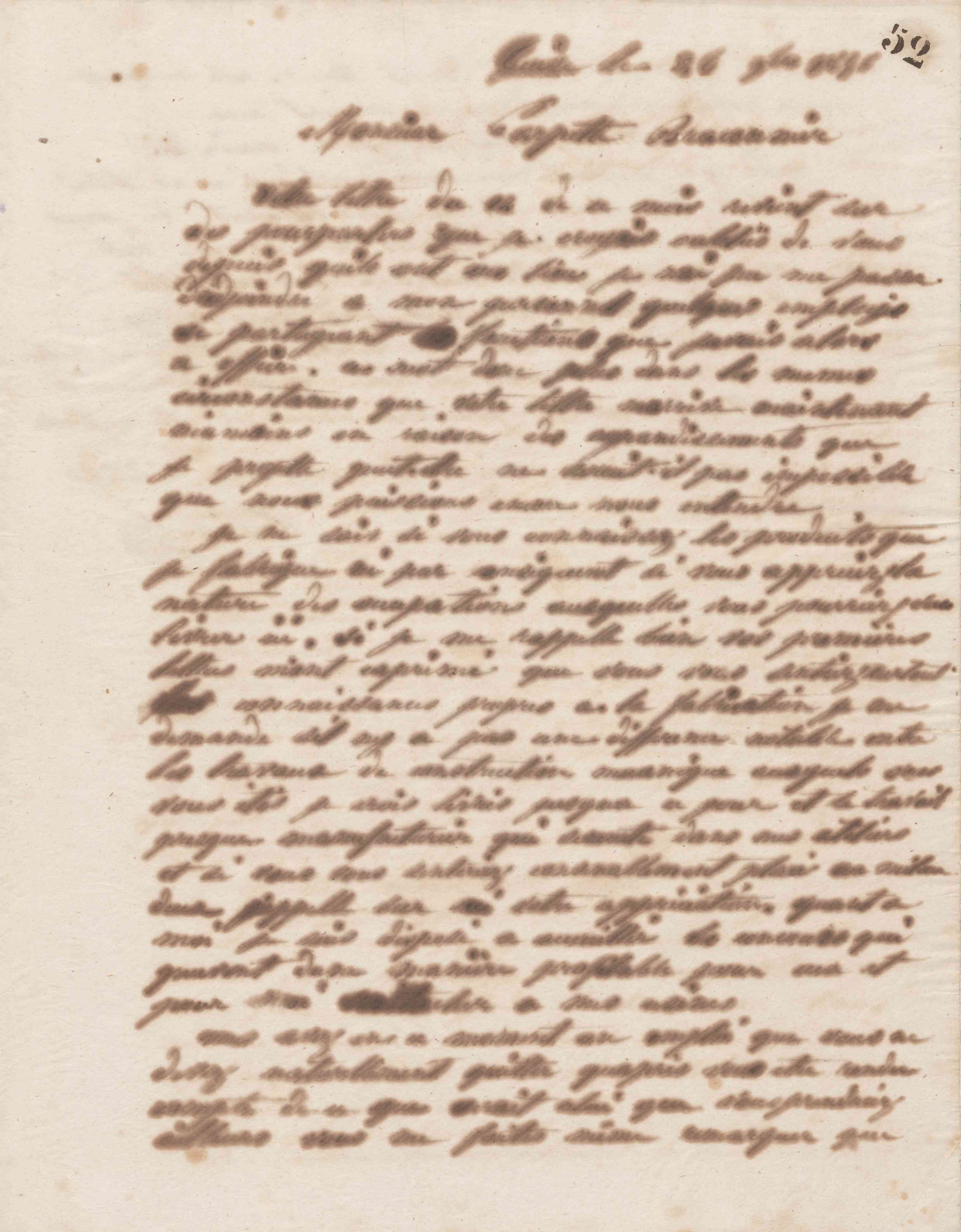 Jean-Baptiste André Godin à monsieur Parpette-Braconnier, 26 novembre 1856 Jean-Baptiste André Godin à monsieur Parpette-Braconnier, 26 novembre 1856