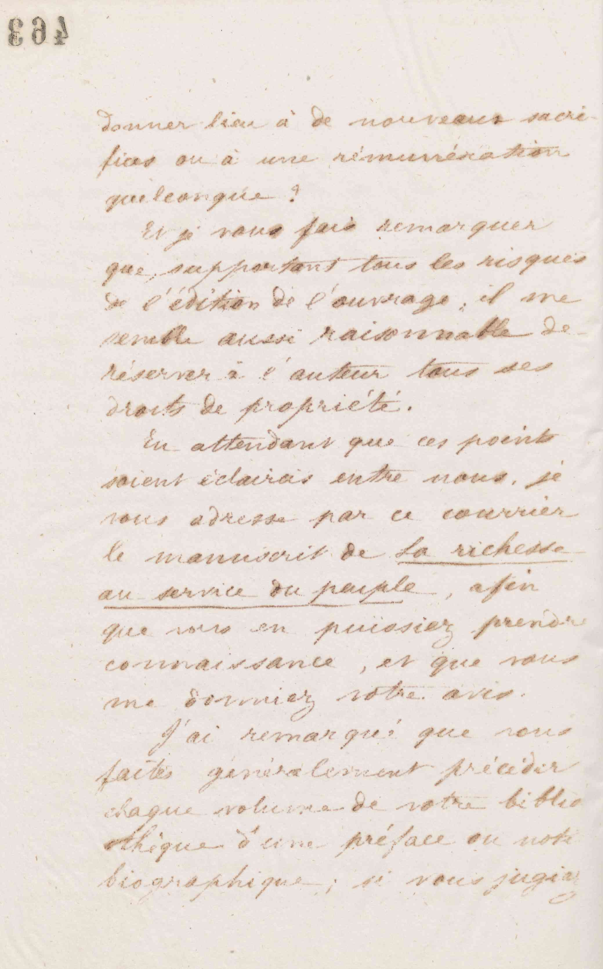 Jean-Baptiste André Godin à Victor Poupin, 7 avril 1874