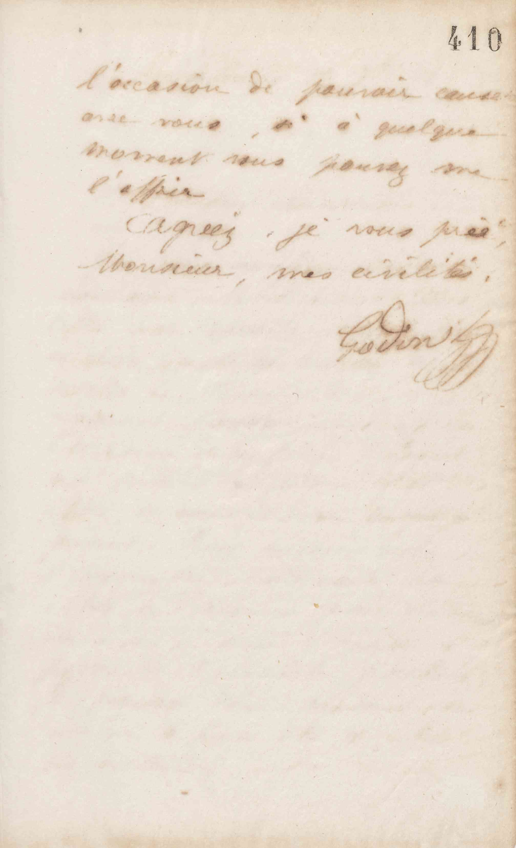 Jean-Baptiste André Godin à monsieur Tisseron, 19 décembre 1872