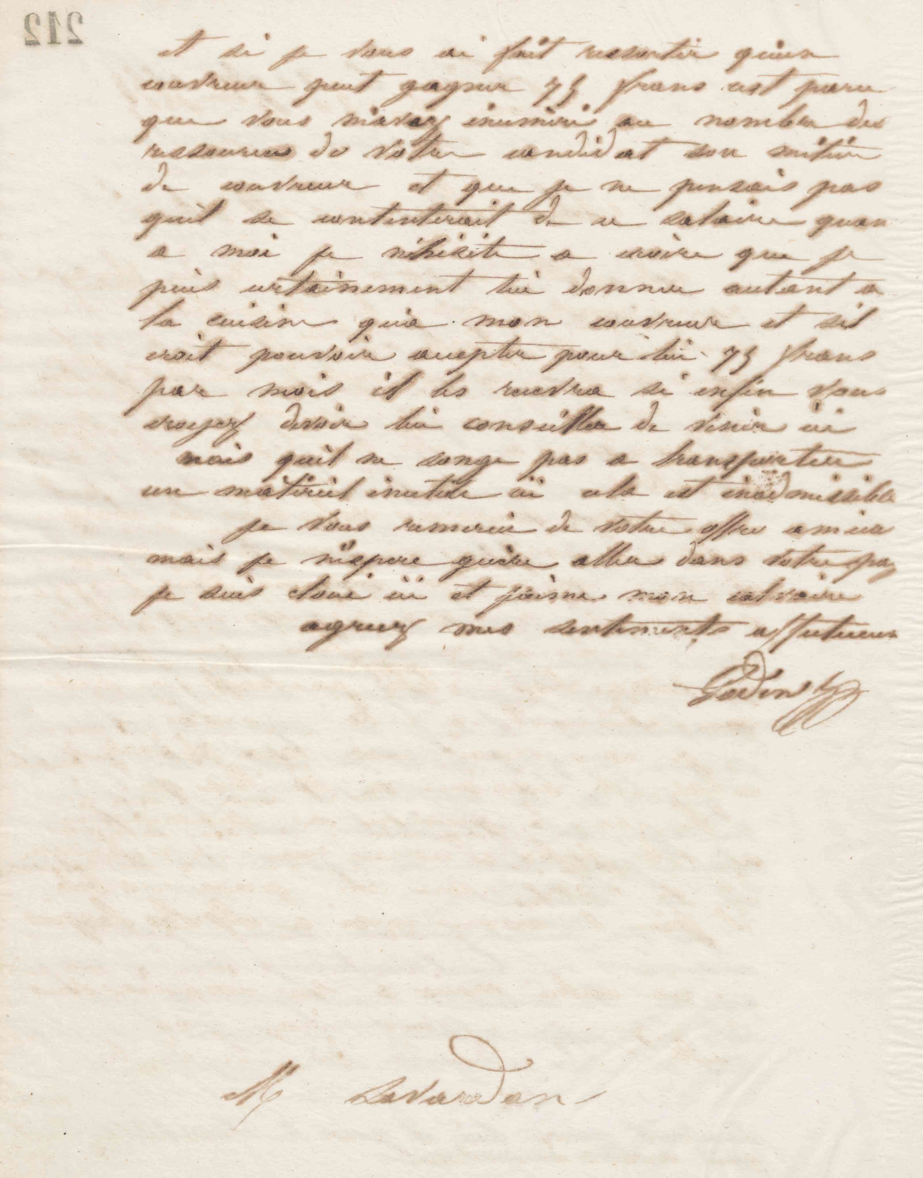 Jean-Baptiste André Godin à Auguste Savardan, 20 novembre 1865