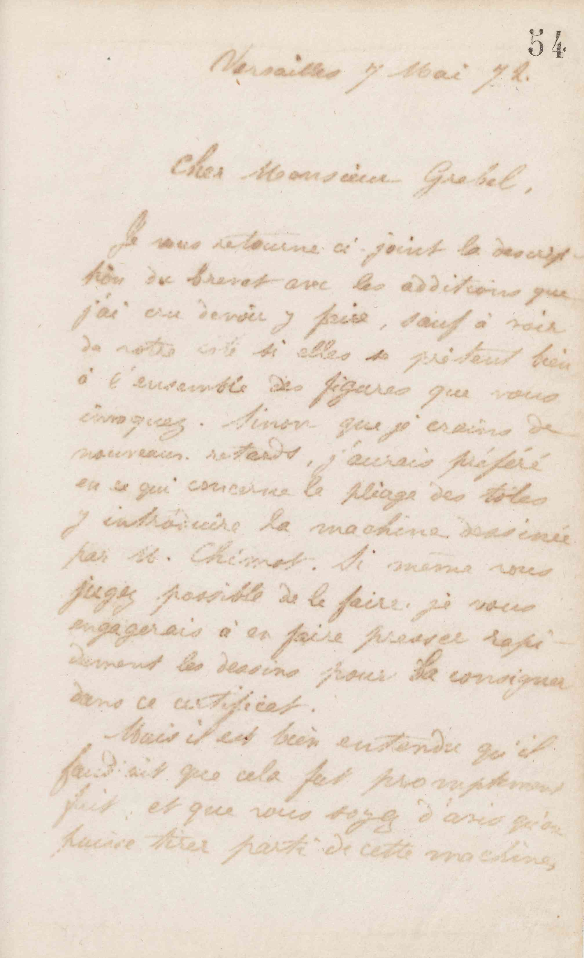 Jean-Baptiste André Godin à Alphonse Grebel, 7 mai 1872