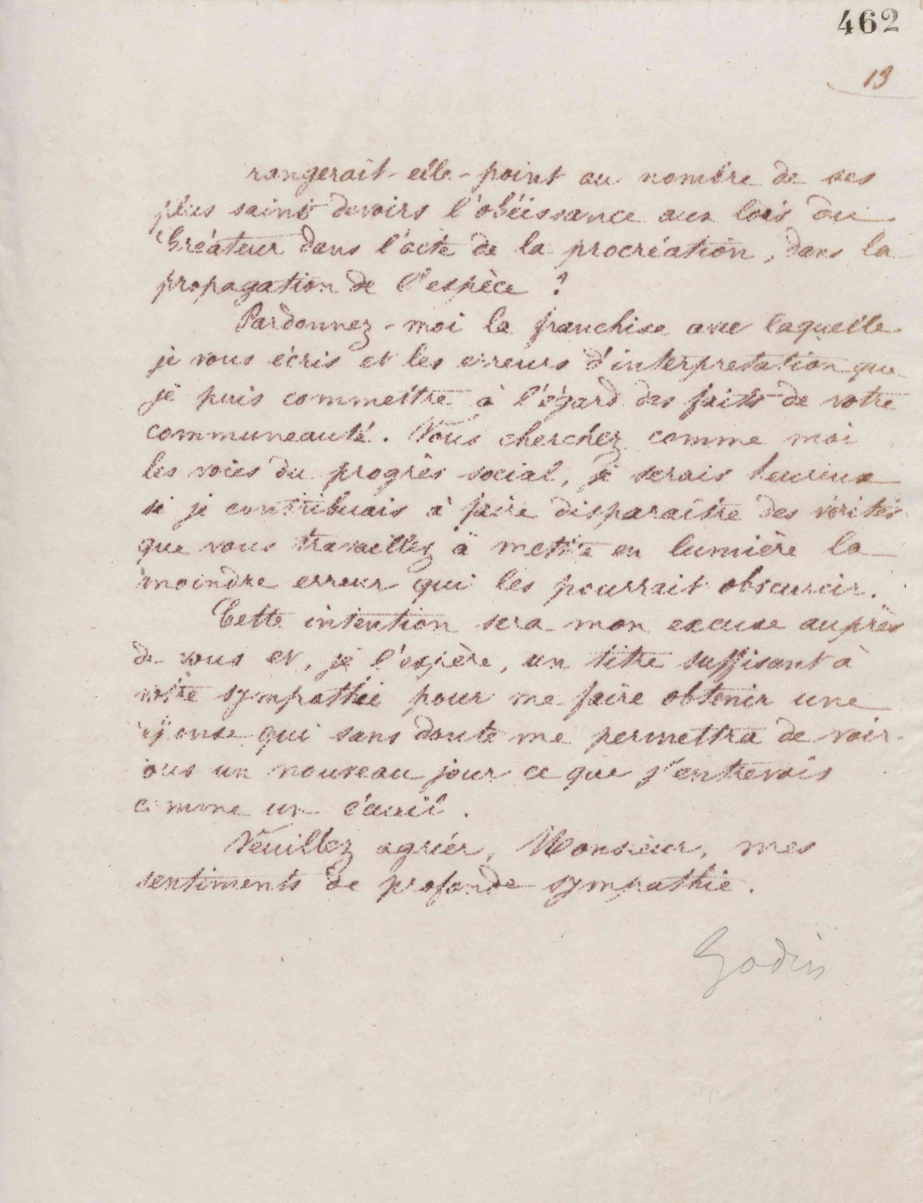 Jean-Baptiste André Godin à Frank Wayland Smith, 10 juin 1876 Jean-Baptiste André Godin à Frank Wayland Smith, 10 juin 1876