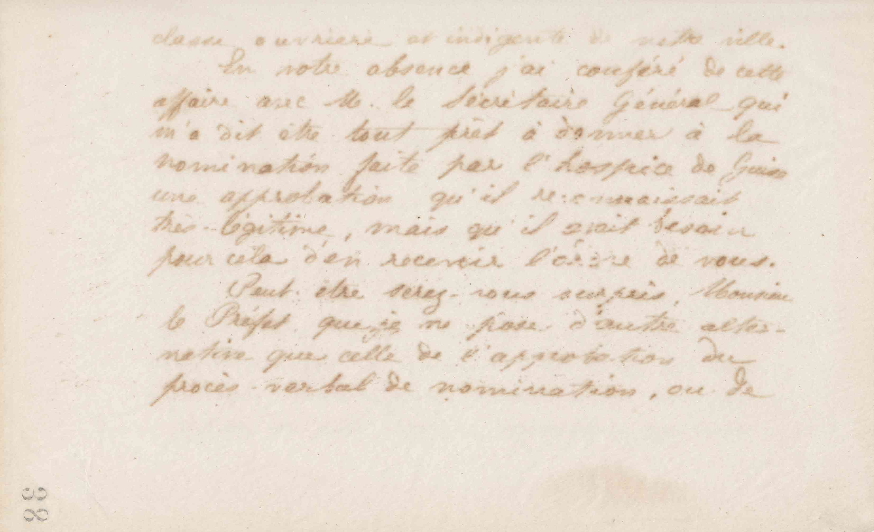 Jean-Baptiste André Godin au préfet de l'Aisne, 2 mai 1872 Jean-Baptiste André Godin au préfet de l'Aisne, 2 mai 1872