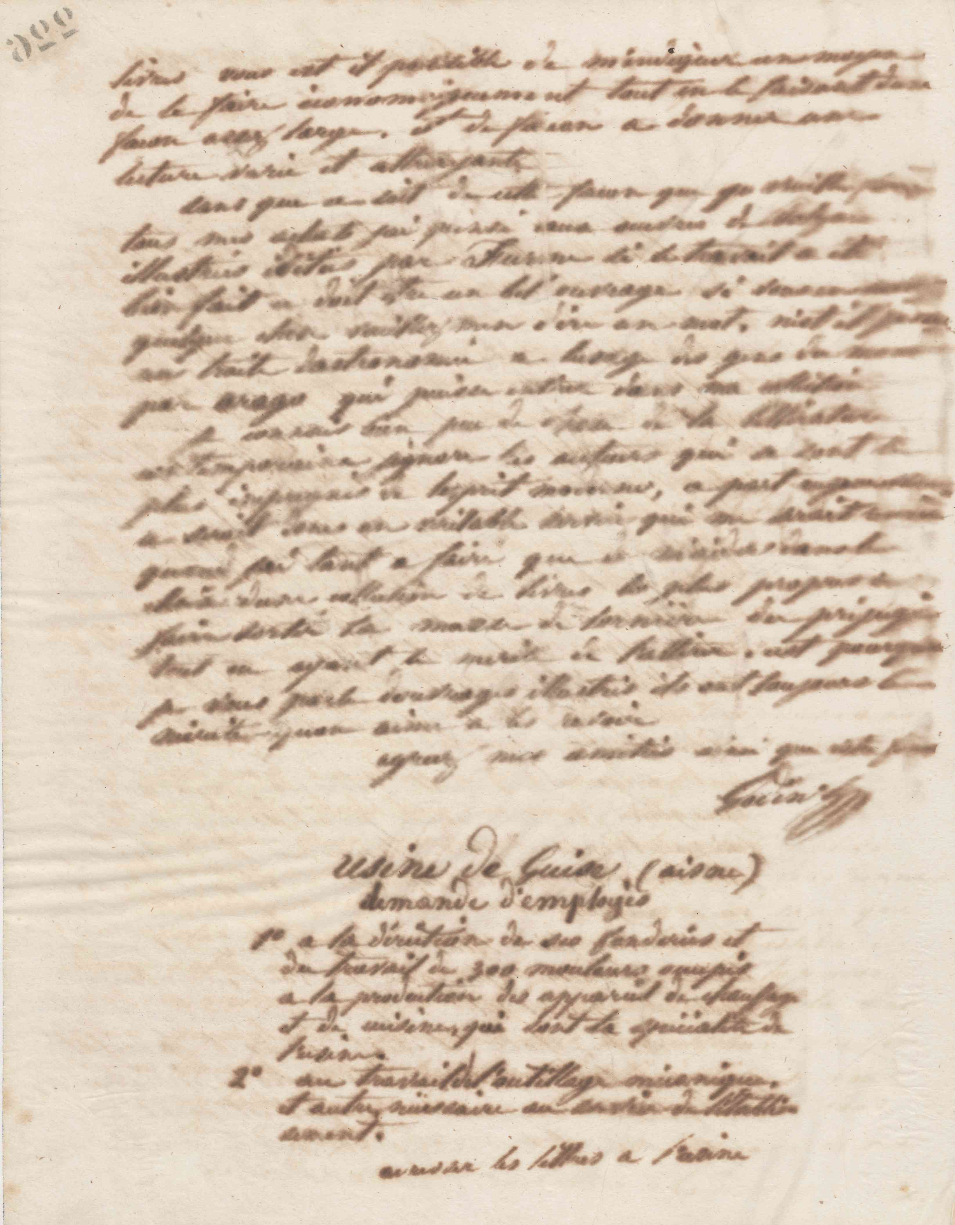 Jean-Baptiste André Godin à François Cantagrel, 12 septembre 1861