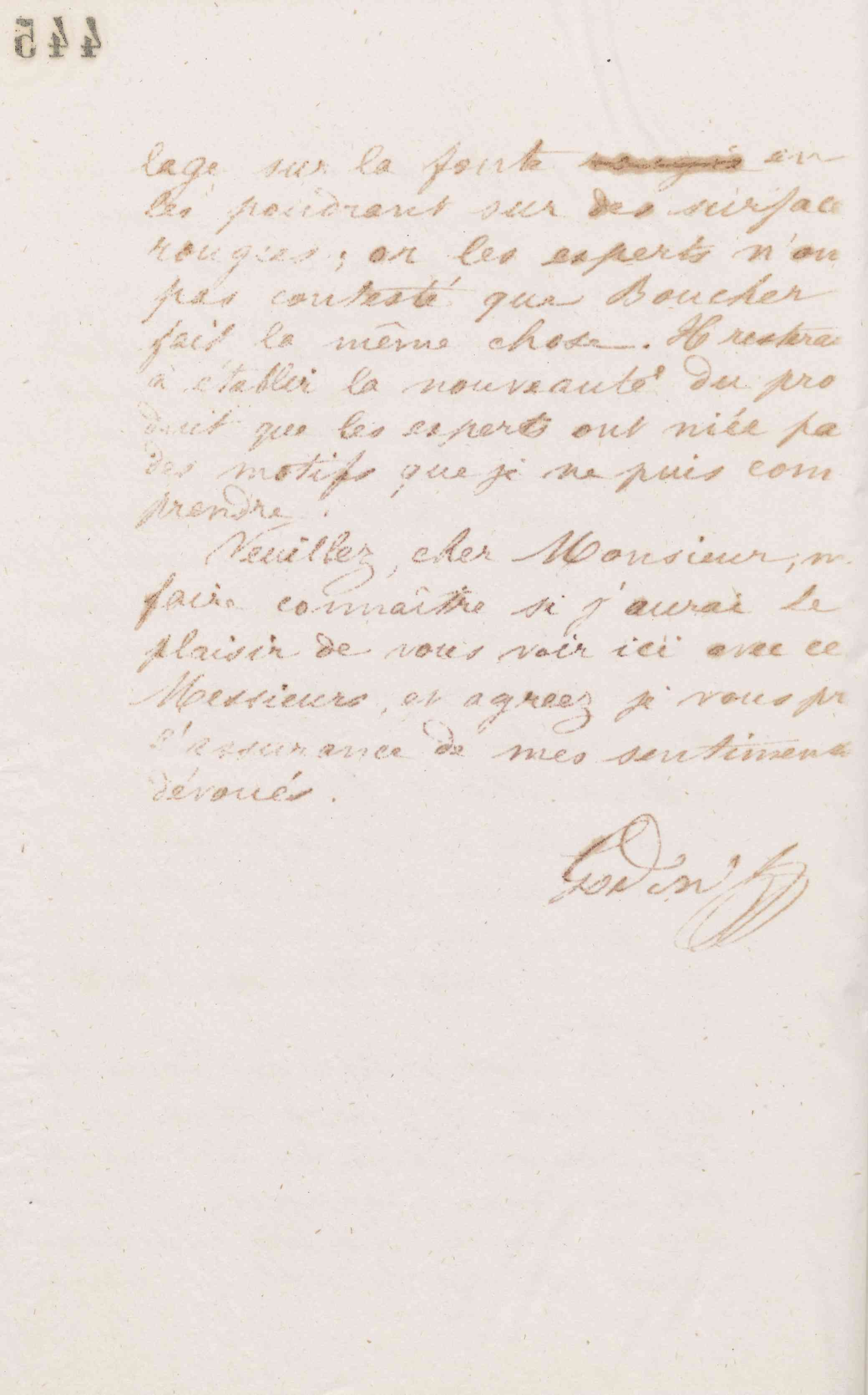 Jean-Baptiste André Godin à Alexandre Tisserant, 1er avril 1874